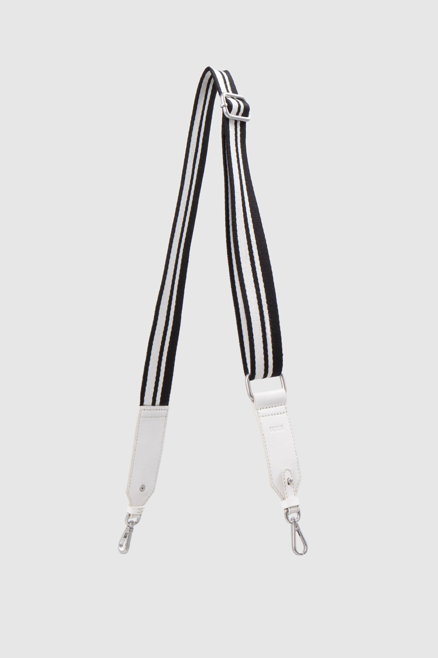 WHITE THE 111 STRAP WITH BLACK STRIPES 1