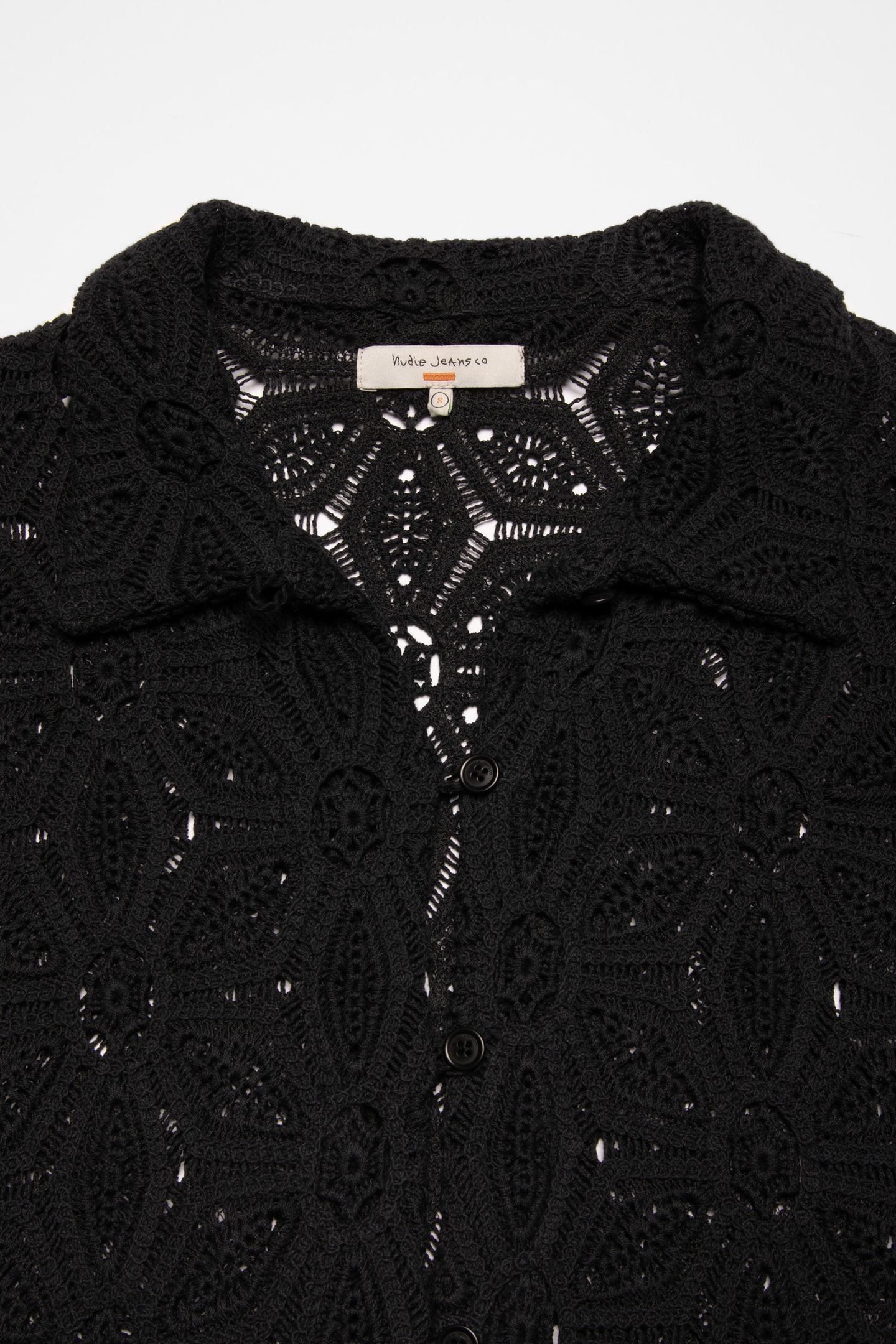 ANITA CROCHET CARDIGAN BLACK 6