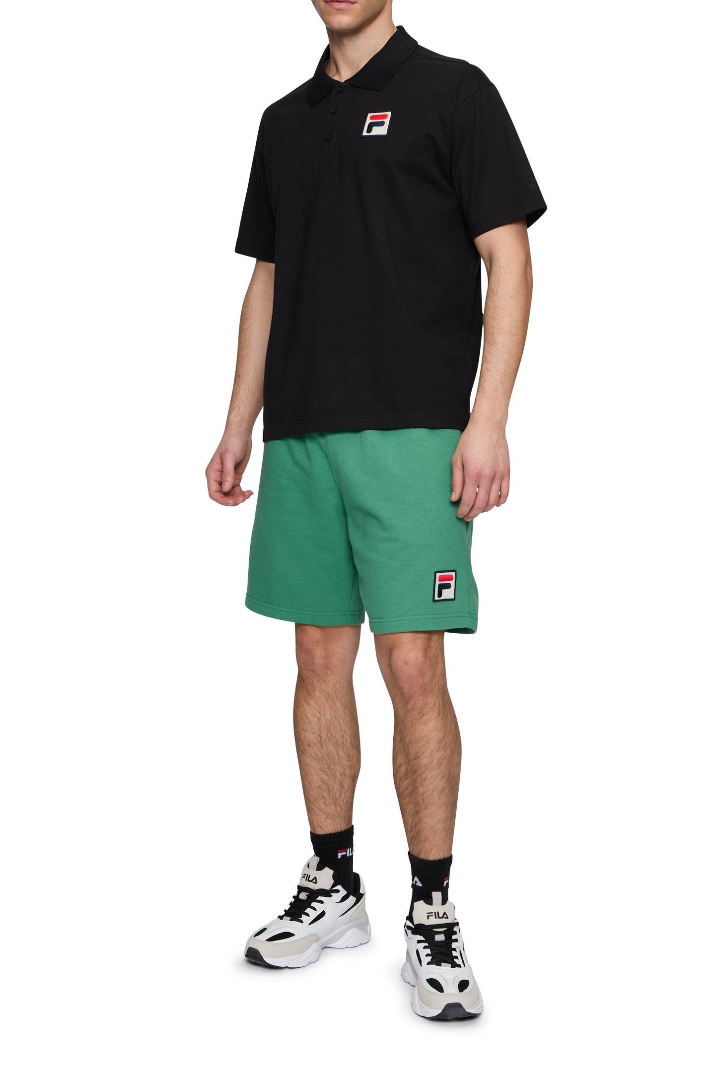 UNISEX BURFORD LOOSE POLO BLACK 2