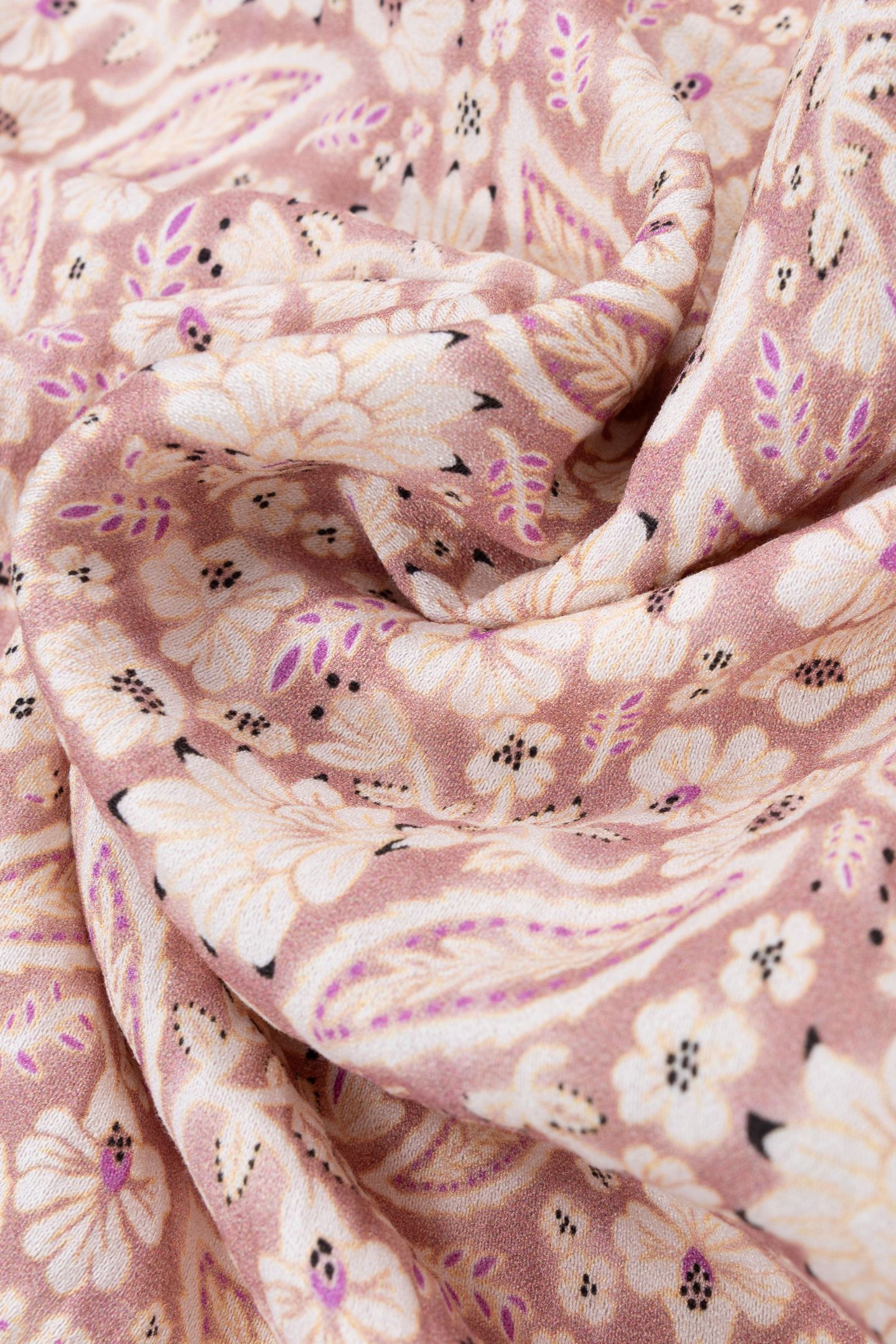 PINK FLORAL PAISLEY LONG DRESS 6