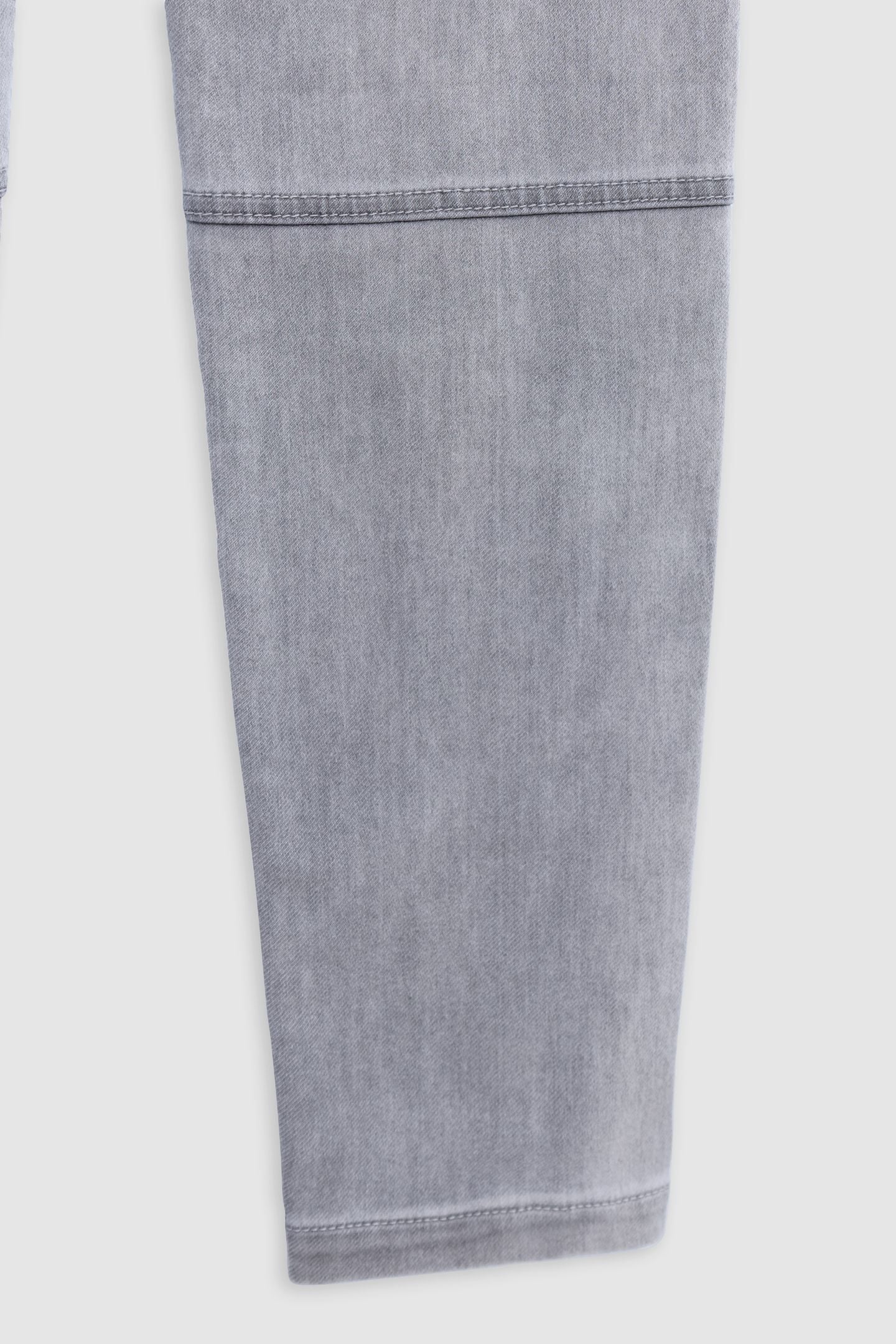 BOY'S GREY CUT-OFF KNEE JOGGER JEANS 6