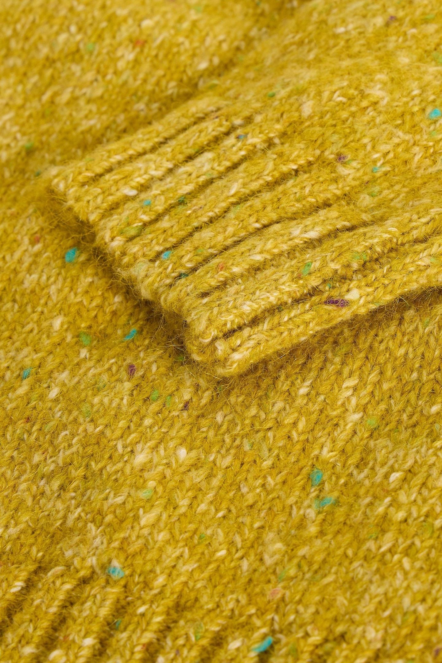 TEXTURED V NECK JUMPER MID CHARTREUSE 5