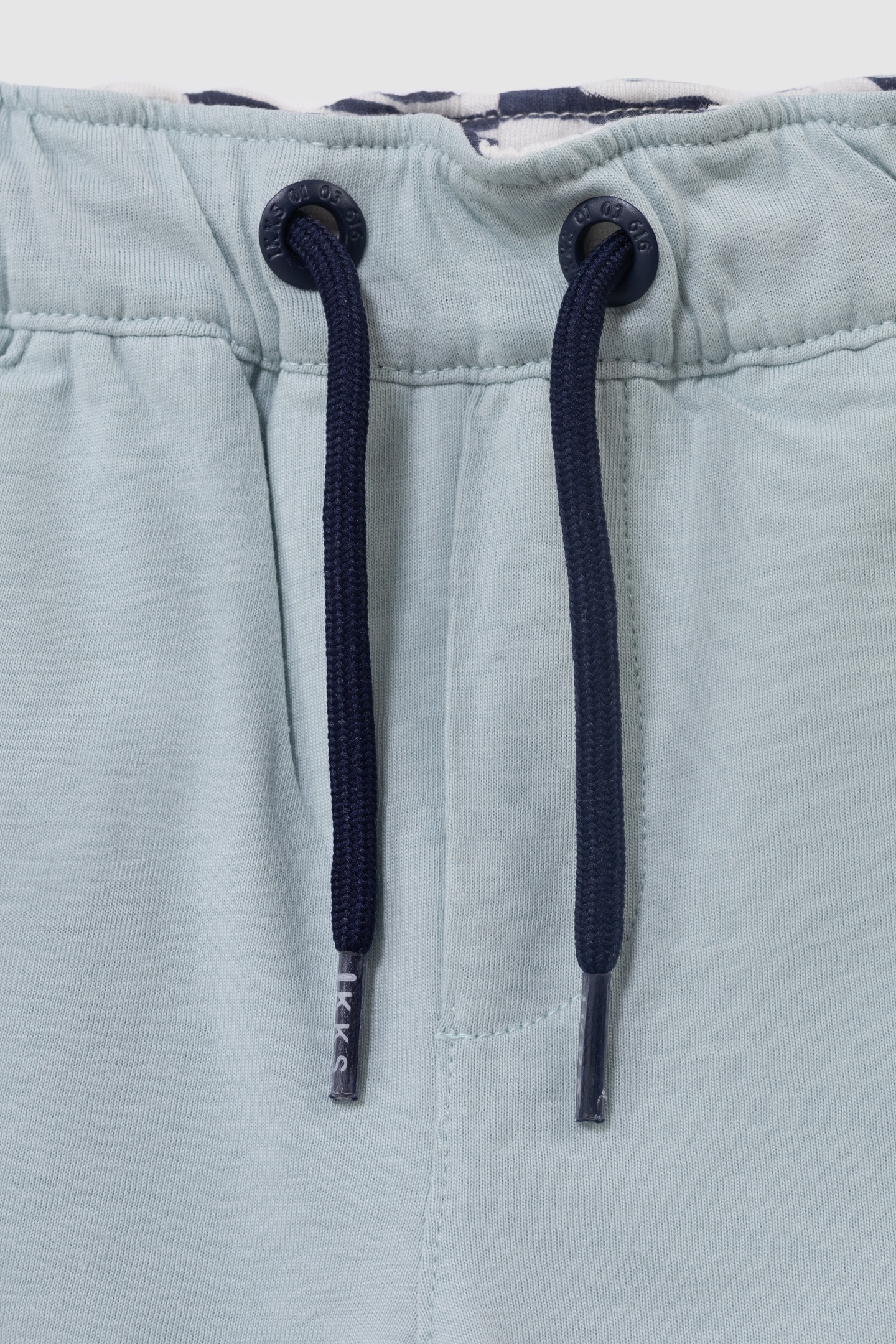 REVERSIBLE NAVY AND AQUA GREEN BERMUDA SHORTS 4