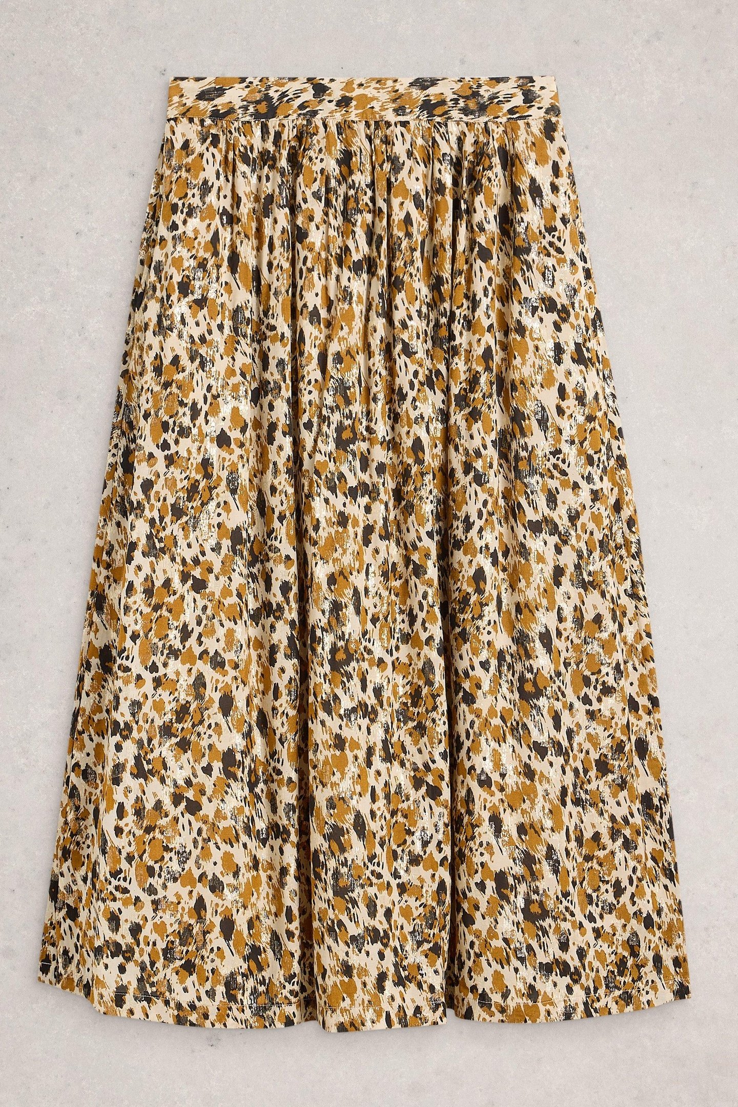 ARI METALLIC SKIRT CHARTREUSE MULTI 3