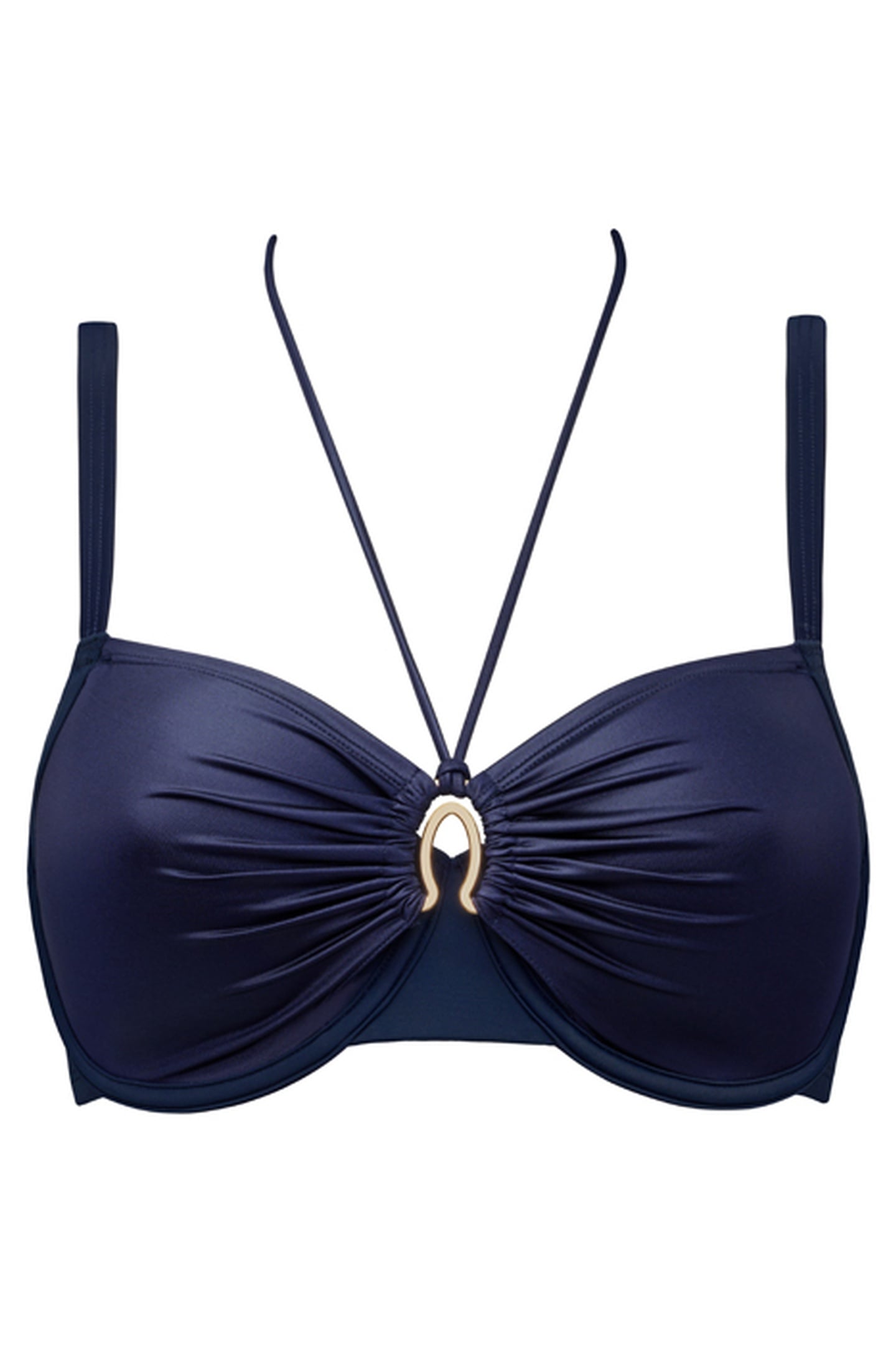 JET SET MAJESTIC BLUE PLUNGE BALCONY BIKINI TOP 3
