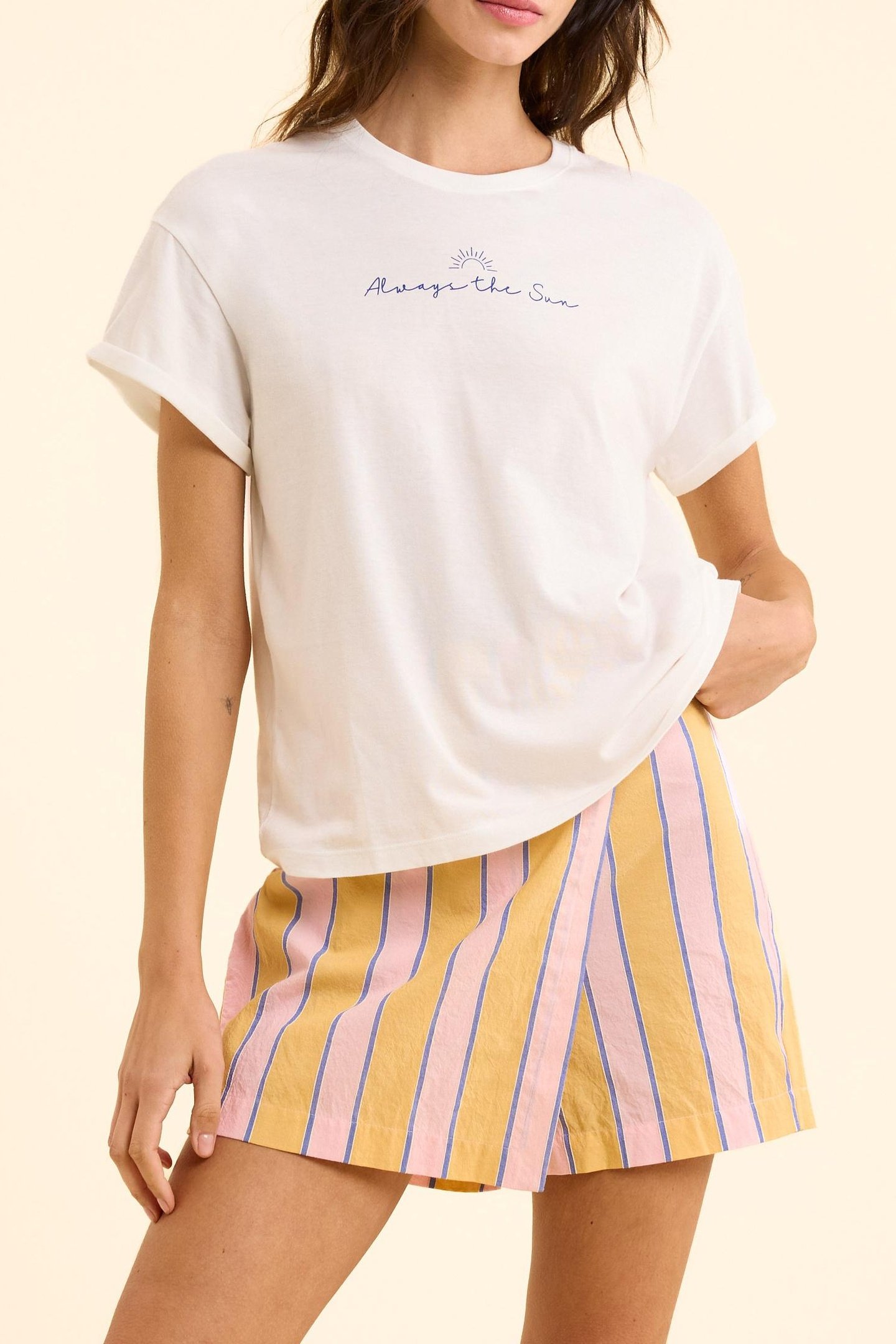 WHITE SLOGAN T-SHIRT OFF-WHITE 1