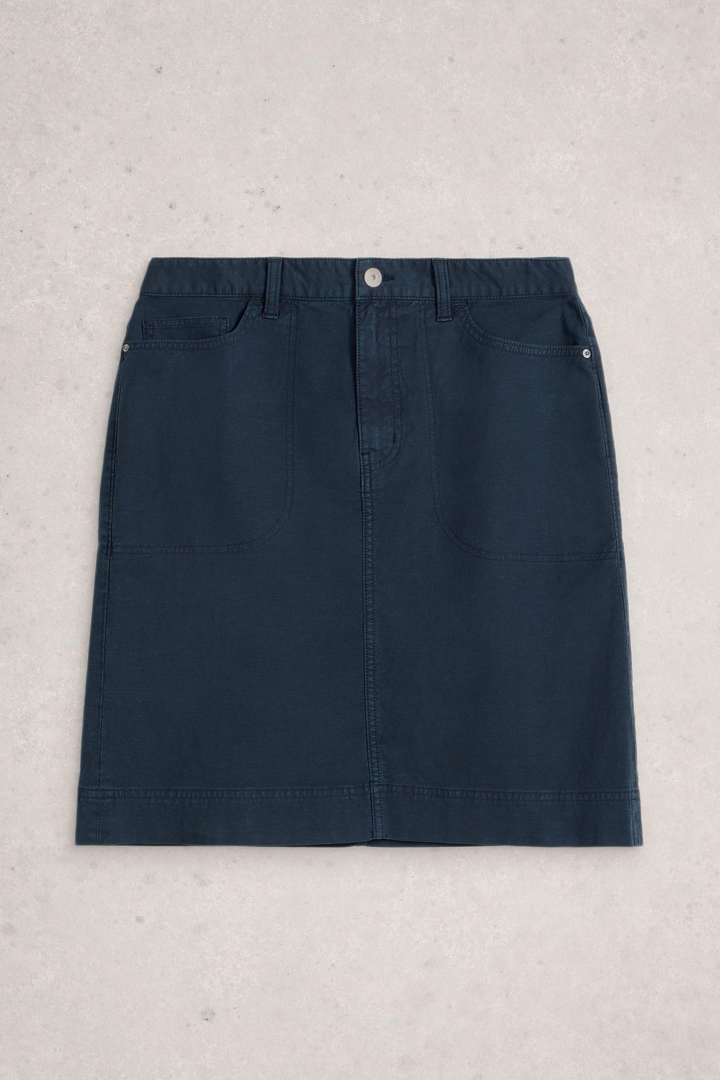 TIA CHINO SKIRT DARK NAVY 4