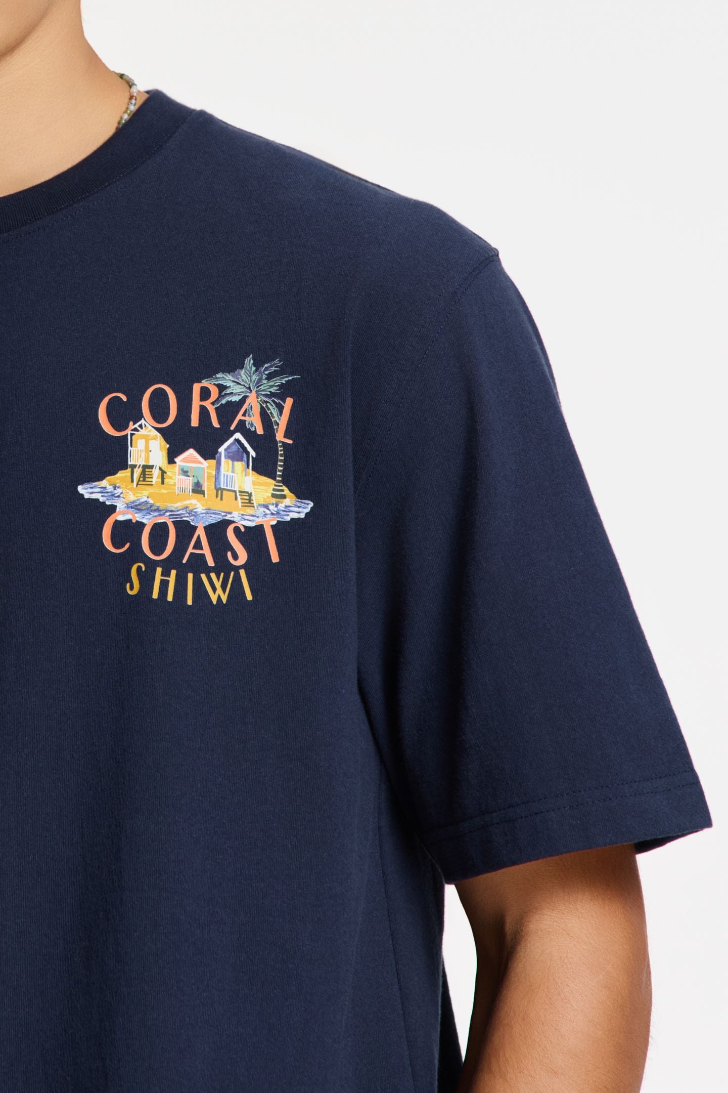 FINN RELAXED T-SHIRT CORAL COAST BLUE DARK NAVY 7
