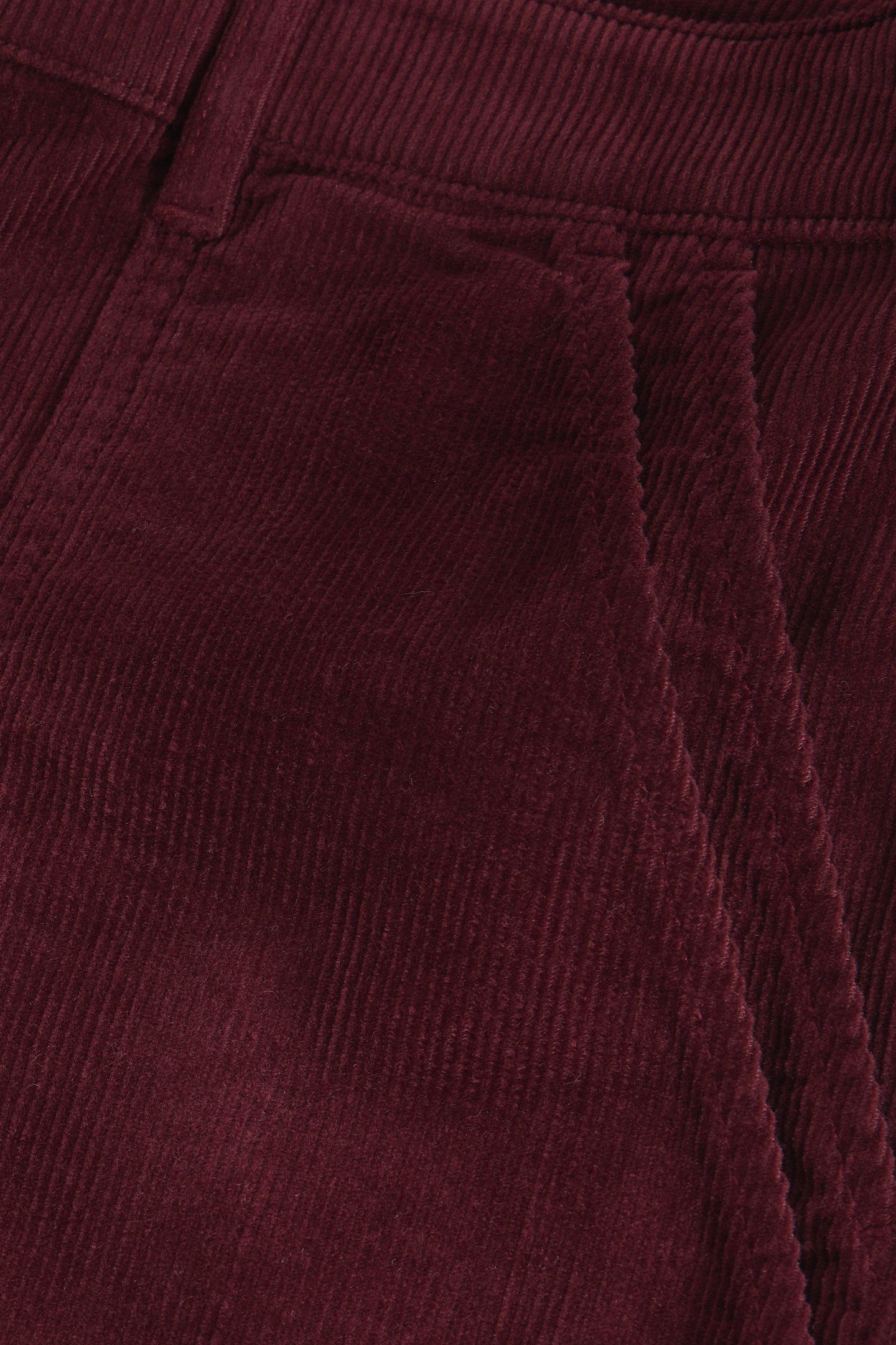 TWISTER CORD TROUSER DARK PLUM 4