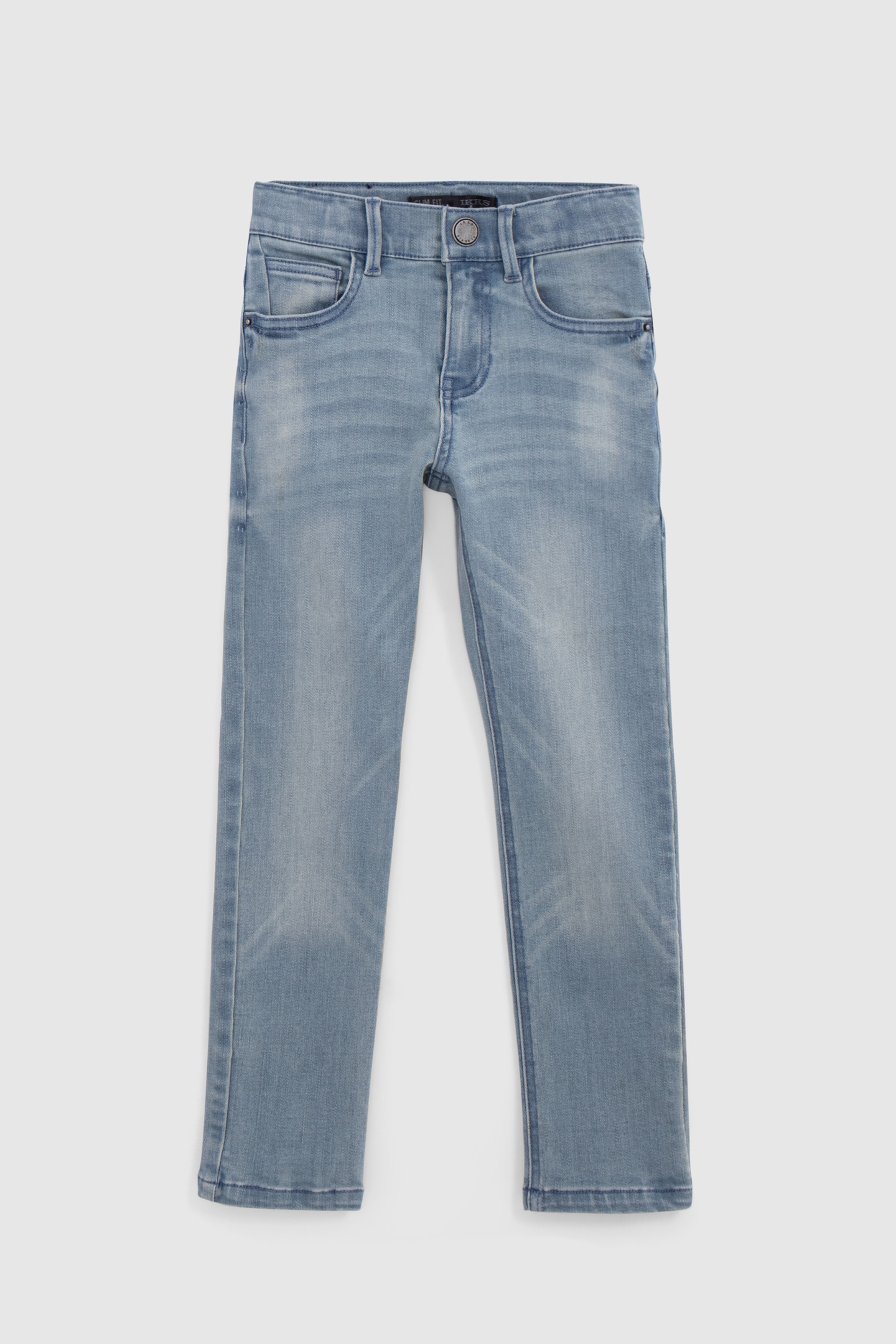 BOY'S BLUE SLIM JEANS WITH WEAR 1