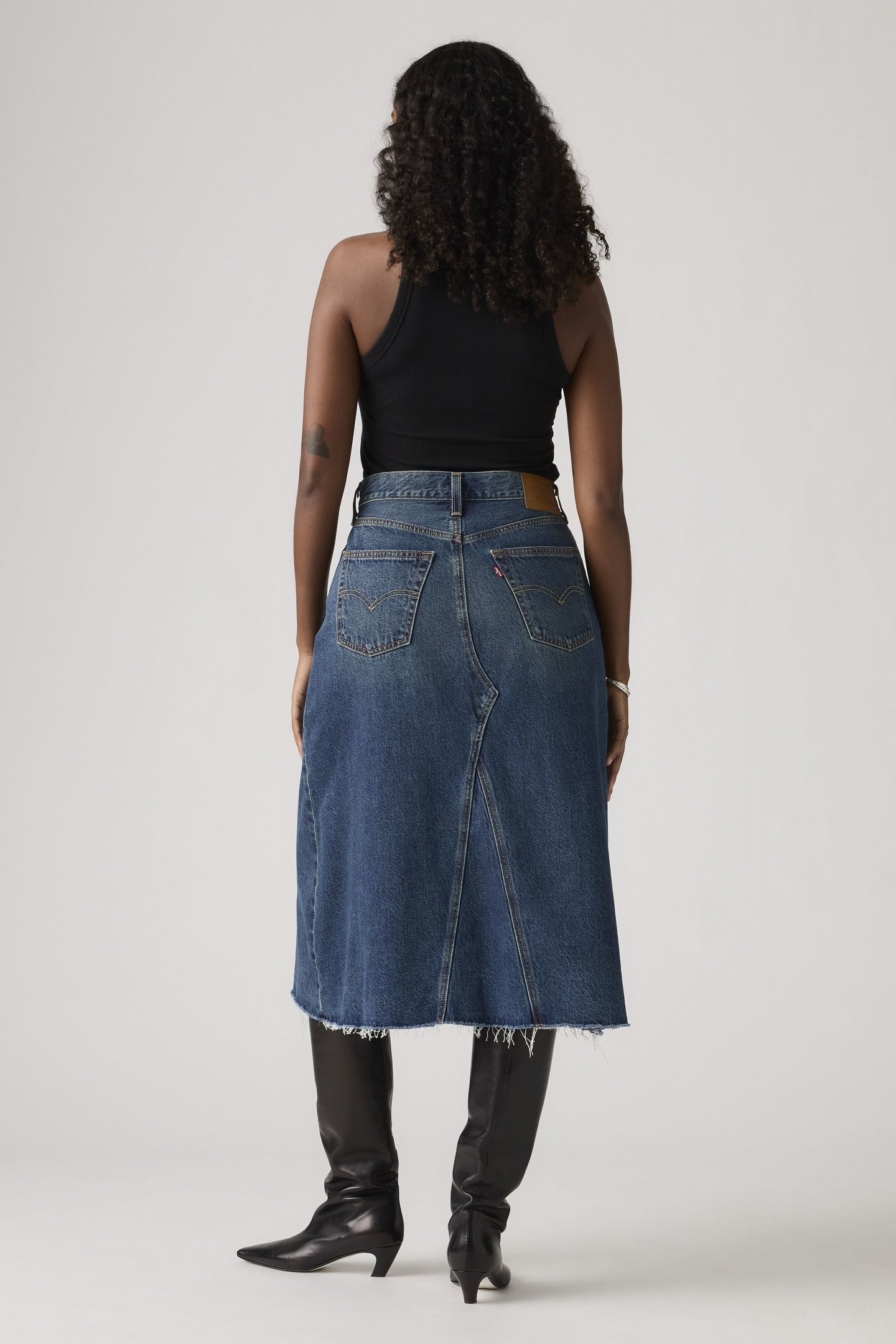 HR A LINE DECON SKIRT HINGED HEART 4