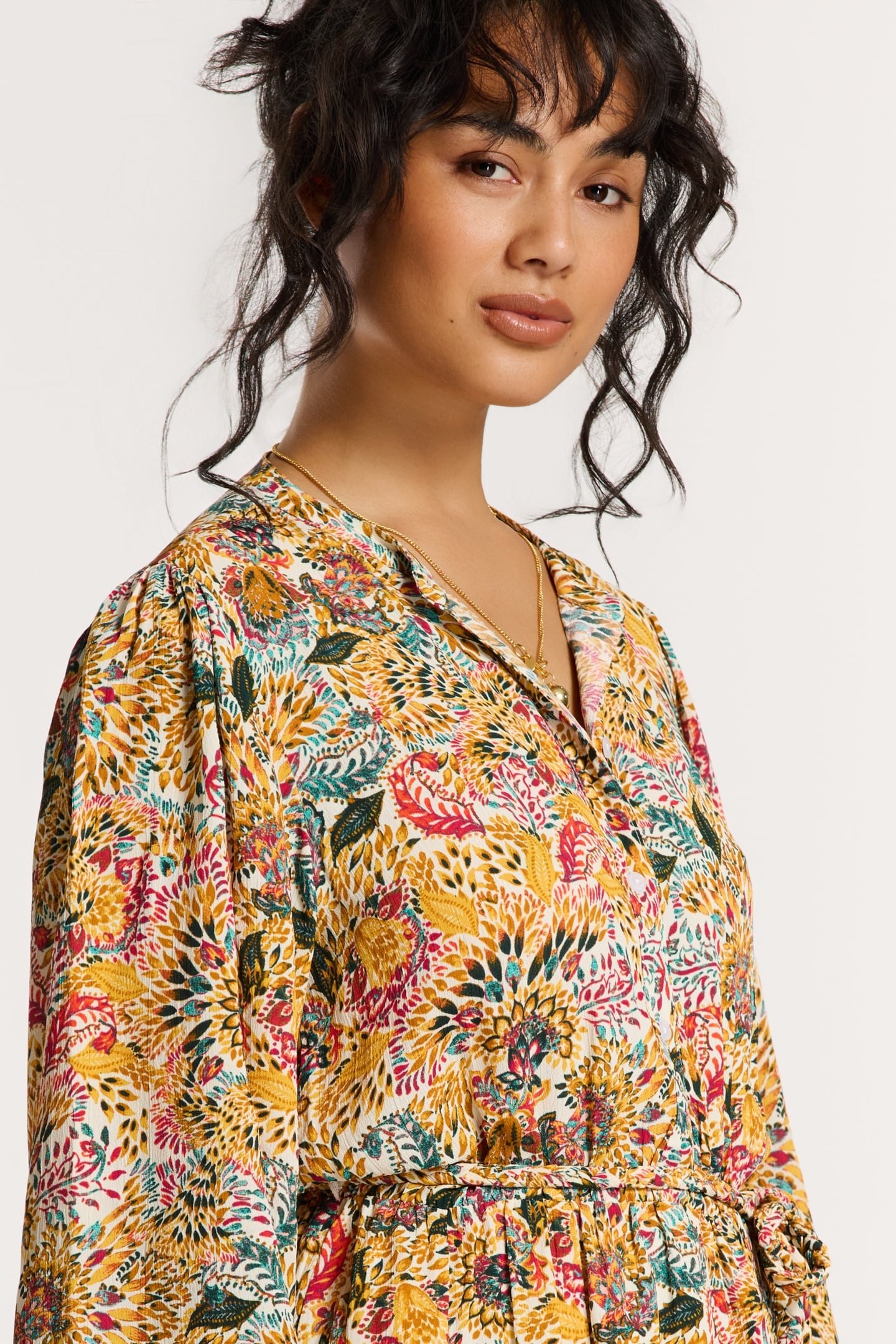 JOSETTE DRESS PAISLEY MULTICOLOUR PAISLEY 9
