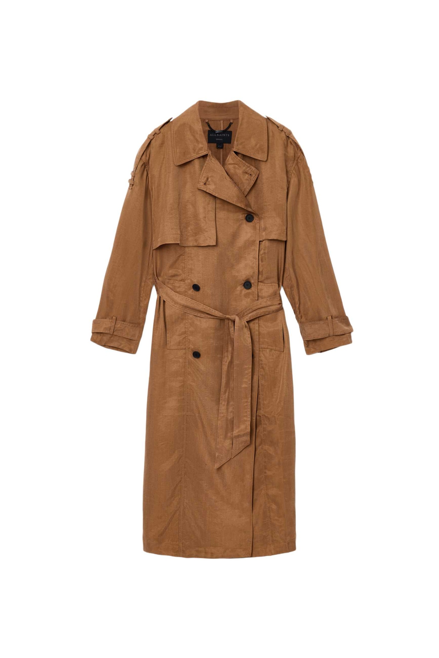 LINNIE TRENCH CARAMEL CAFE BROWN 6