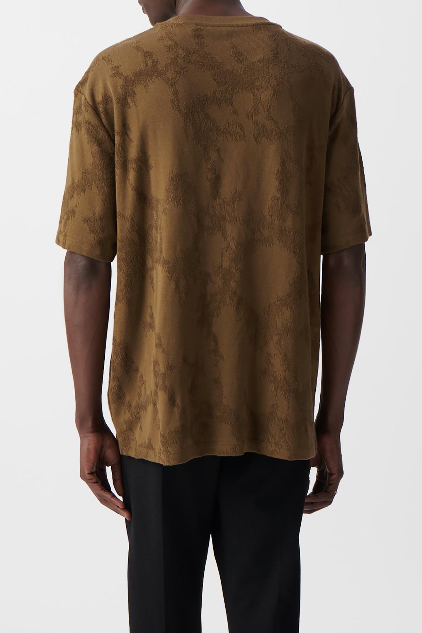 BRONZE CAMOUFLAGE JACQUARD T-SHIRT 4
