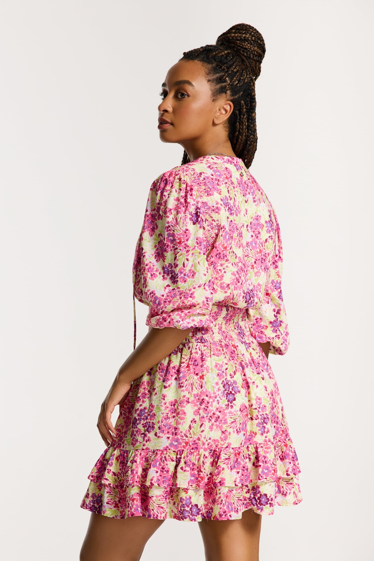 JONI DRESS FLOWER FIELDS PINK FLOWER FIELDS 6