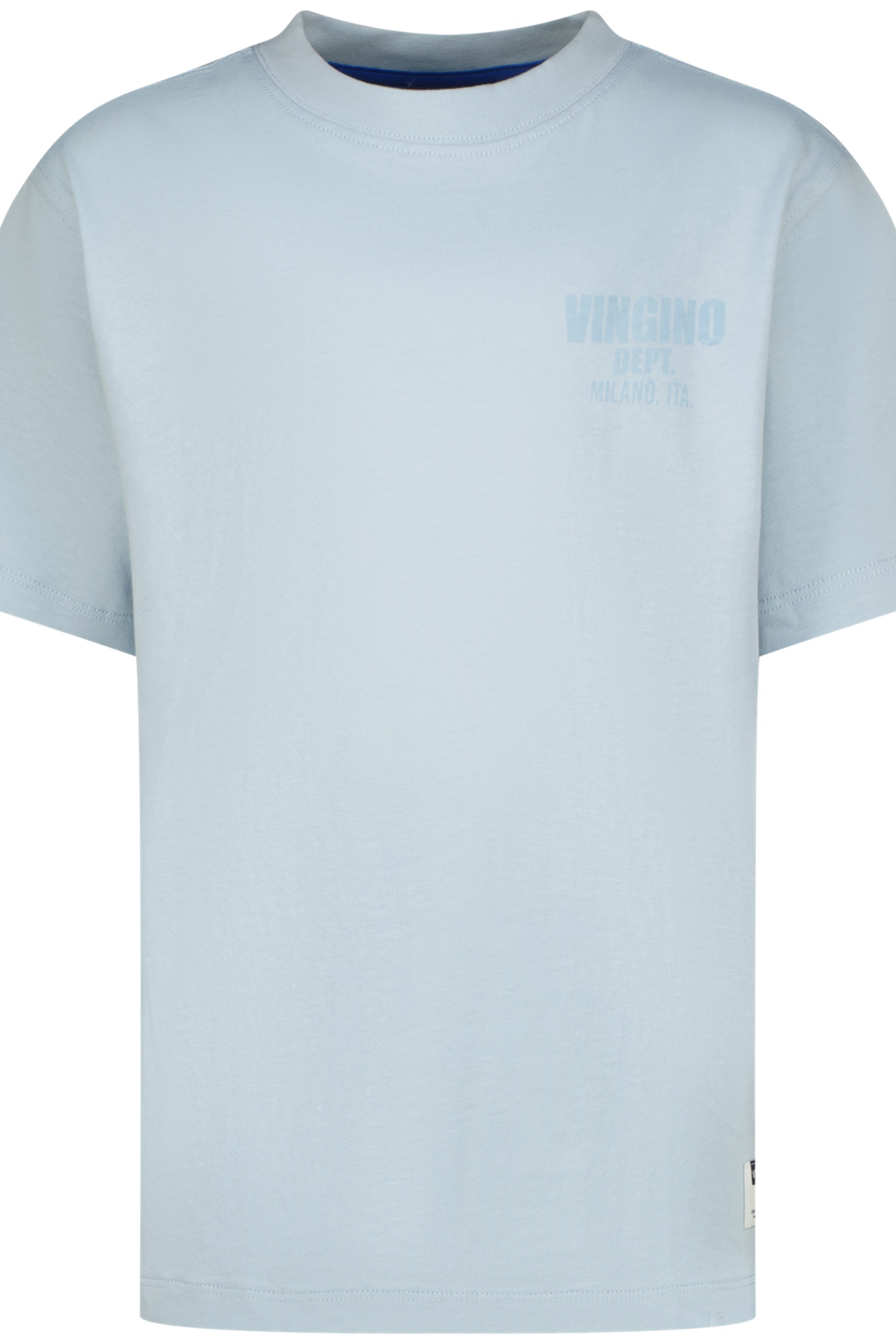 Vingino Basic-oversized Faded Blue Maat: 2 | T-Shirts Outlet | kids | Blauw