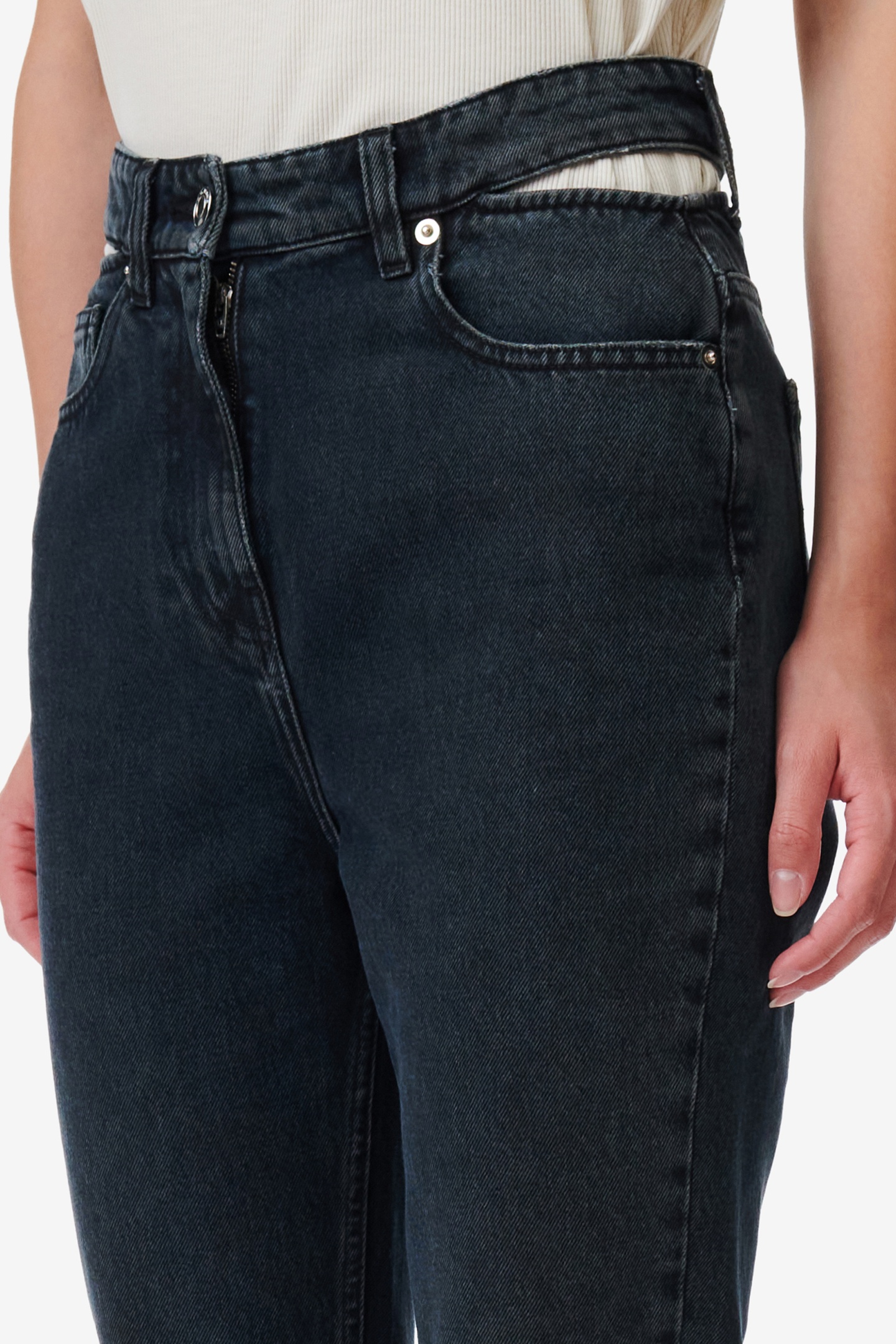 TOURO TROUSER BLUE BLACK USED 5