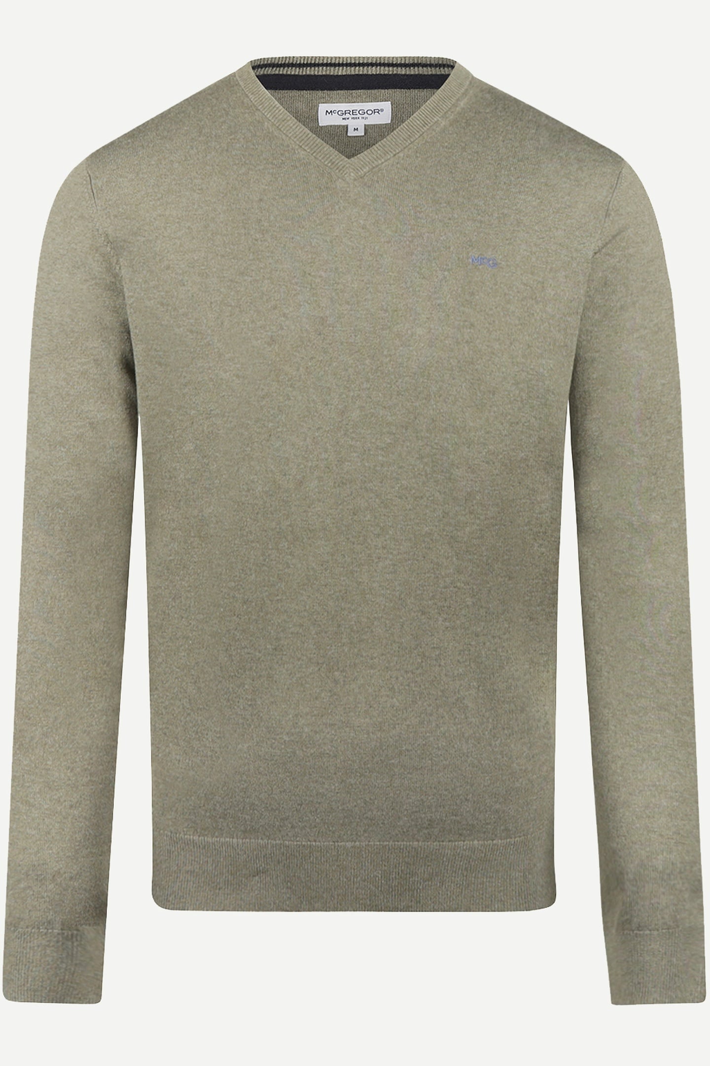 V-NECK SWEATER LIGHT OLIVE 2