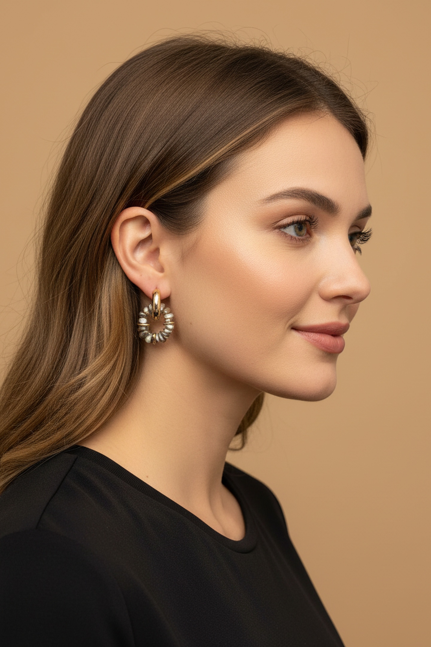 ESTATE GOLDEN HOOPS GREY 3