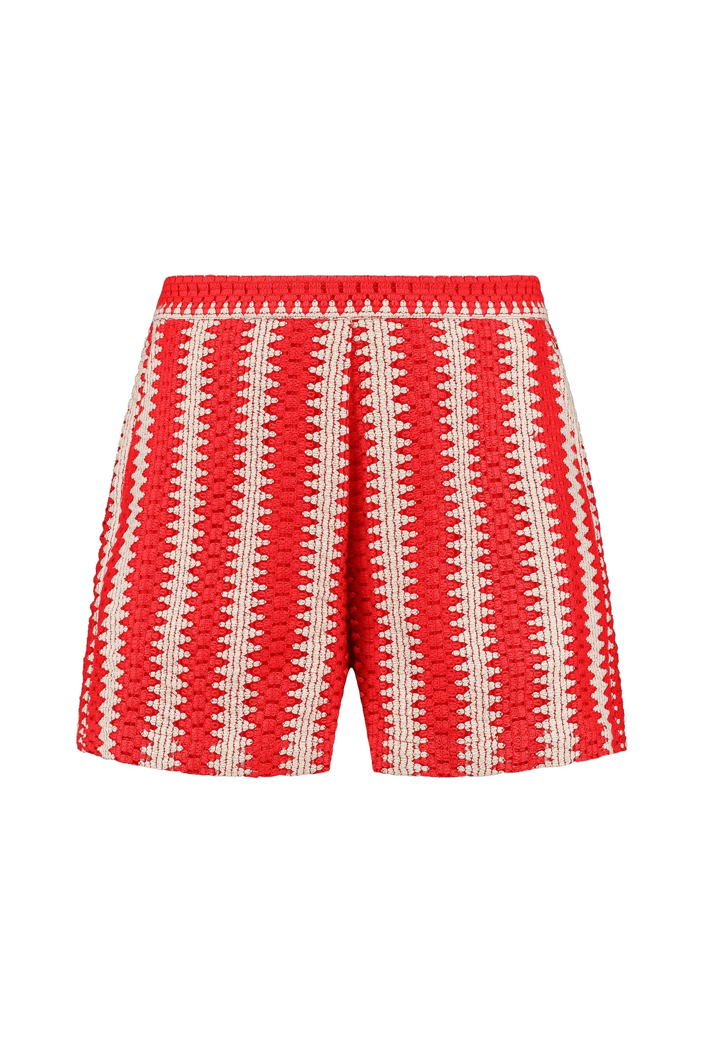 MAIA CROCHET SHORTS RED HIBISCUS CROCHET 9
