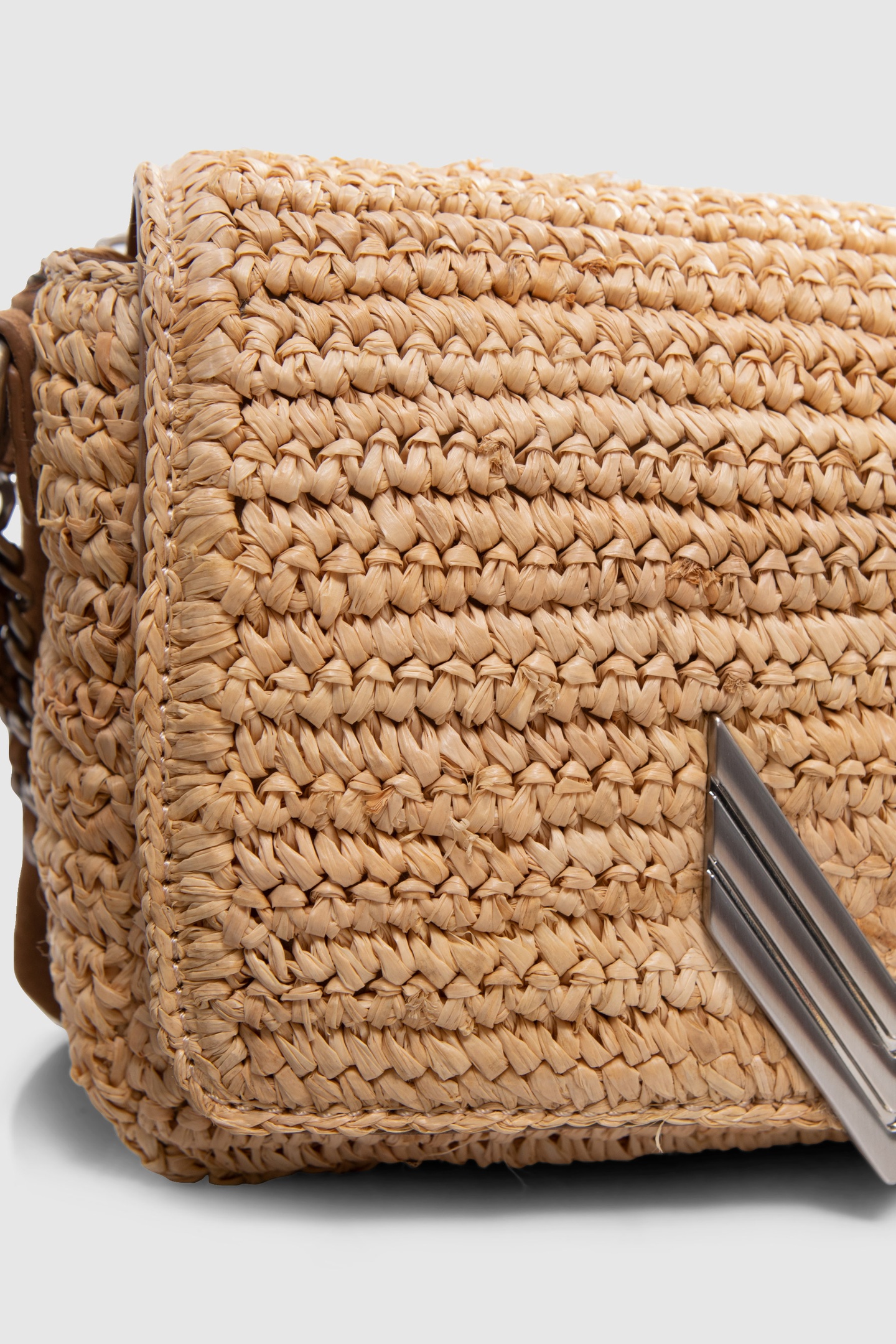 THE 111 BAMBOO BEACH CAMEL MIX RAFFIA AND SUEDE FOR WOMEN 10