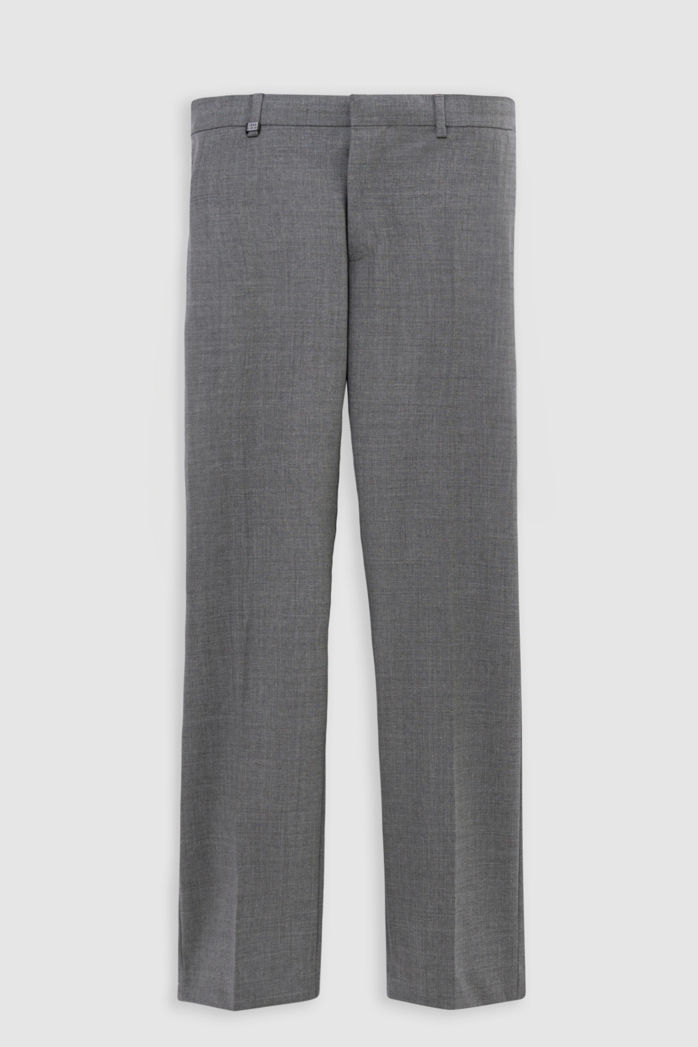 GREY WOOL BLEND SUIT TROUSERS 4