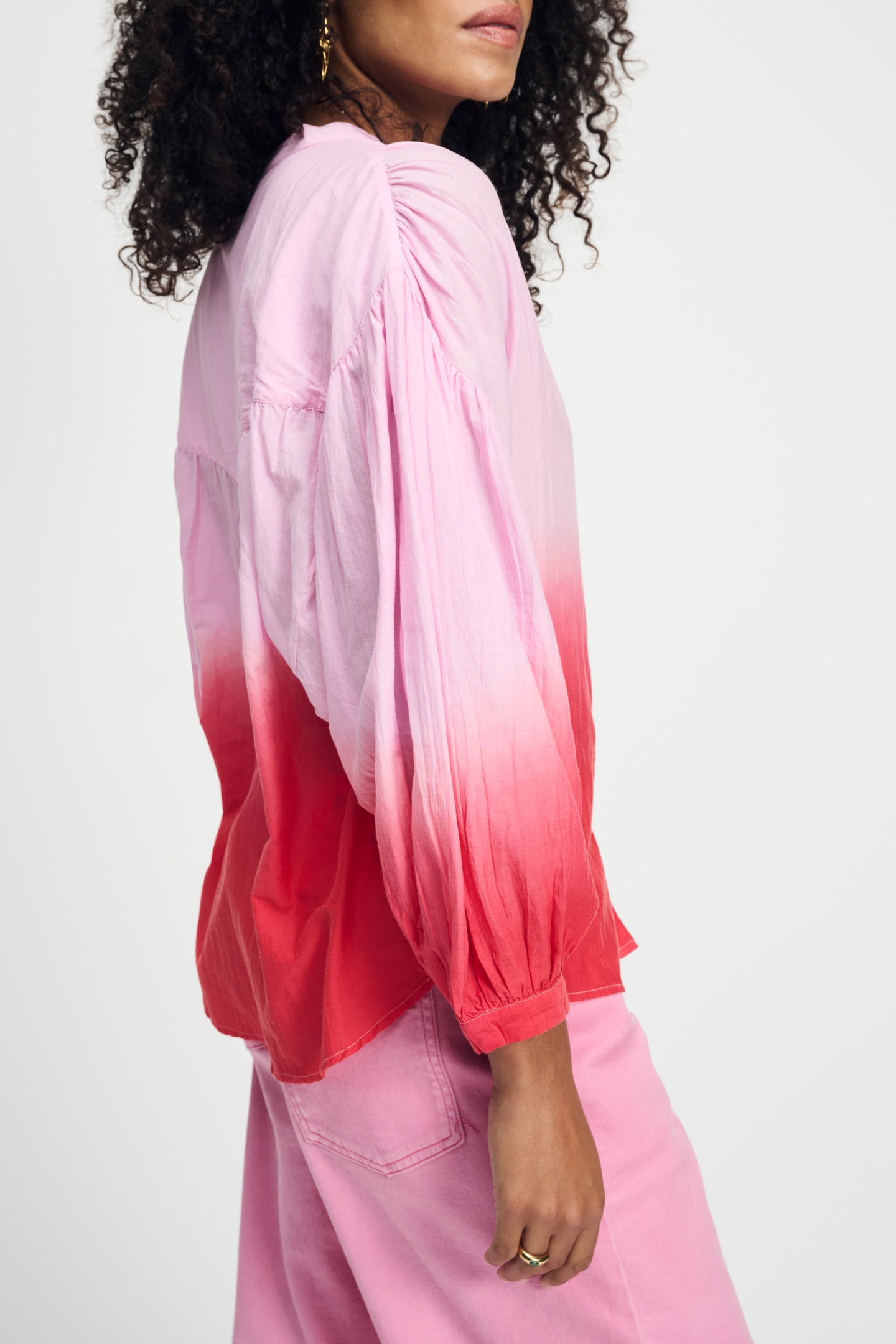 BLOUSE - FADED SCARLET RED 4