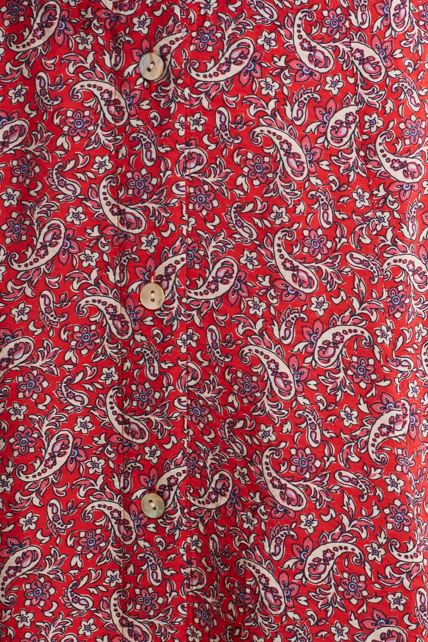 RED PAISLEY PRINT MIDI SKIRT CARMINE RED 6