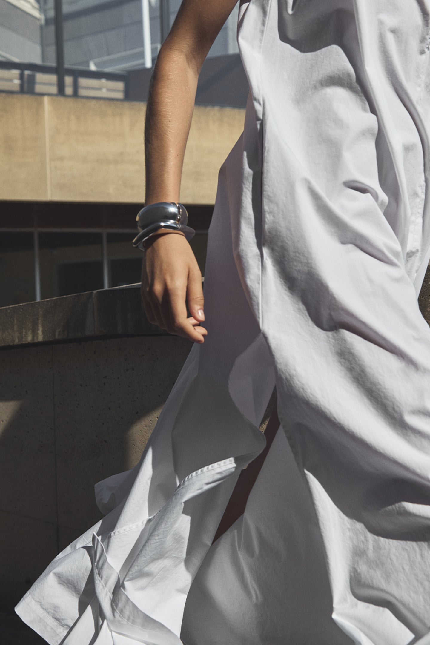 ISADORA MAXI HALTER DRESS OPTIC WHITE 8