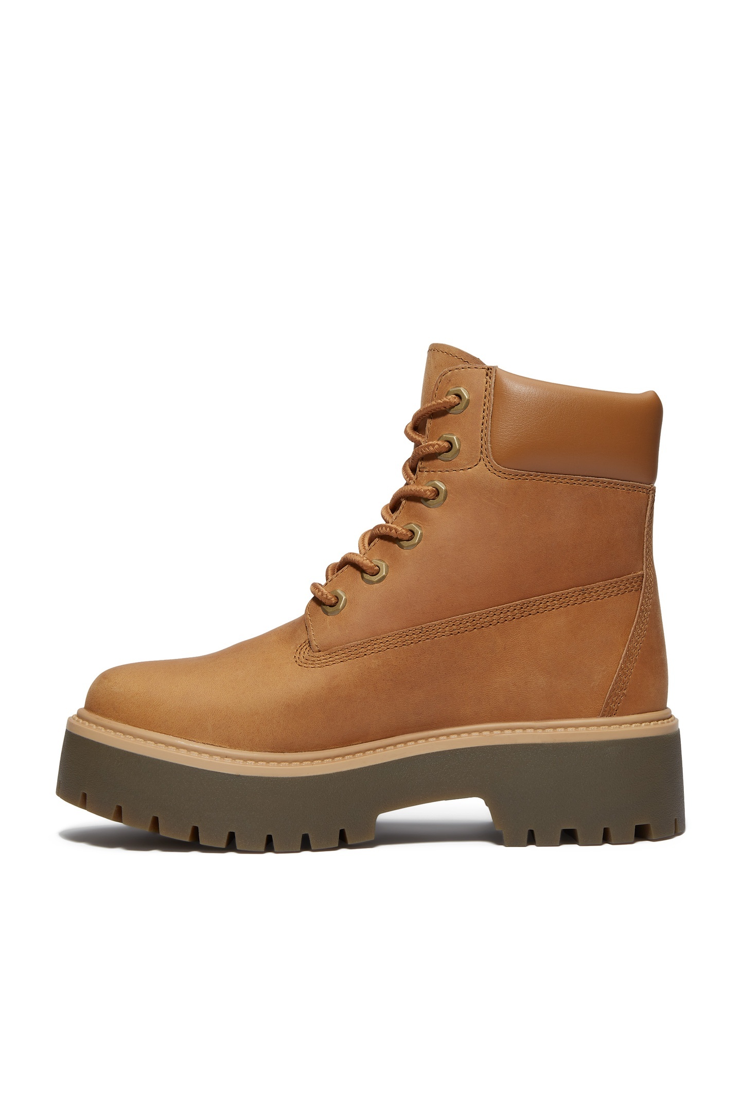 STONE STREET 6 INCH LACE UP WATERPROOF BOOT WHEAT FULL GRAIN 5