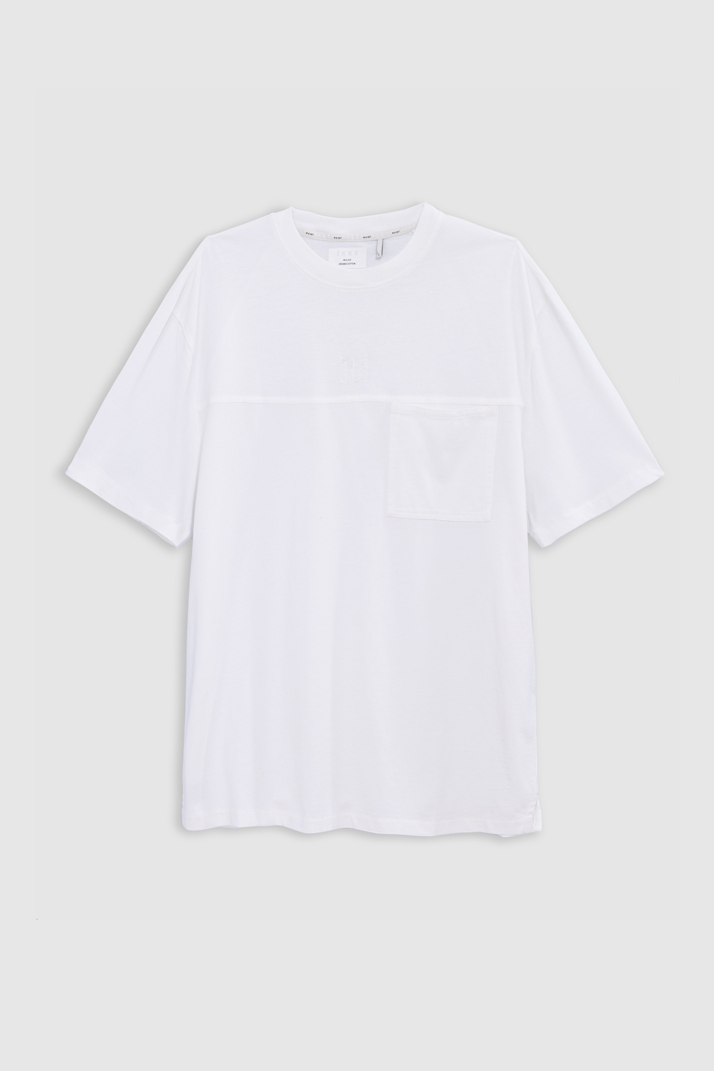 WHITE ORGANIC COTTON T-SHIRT WITH EMBROIDERED DATES 5