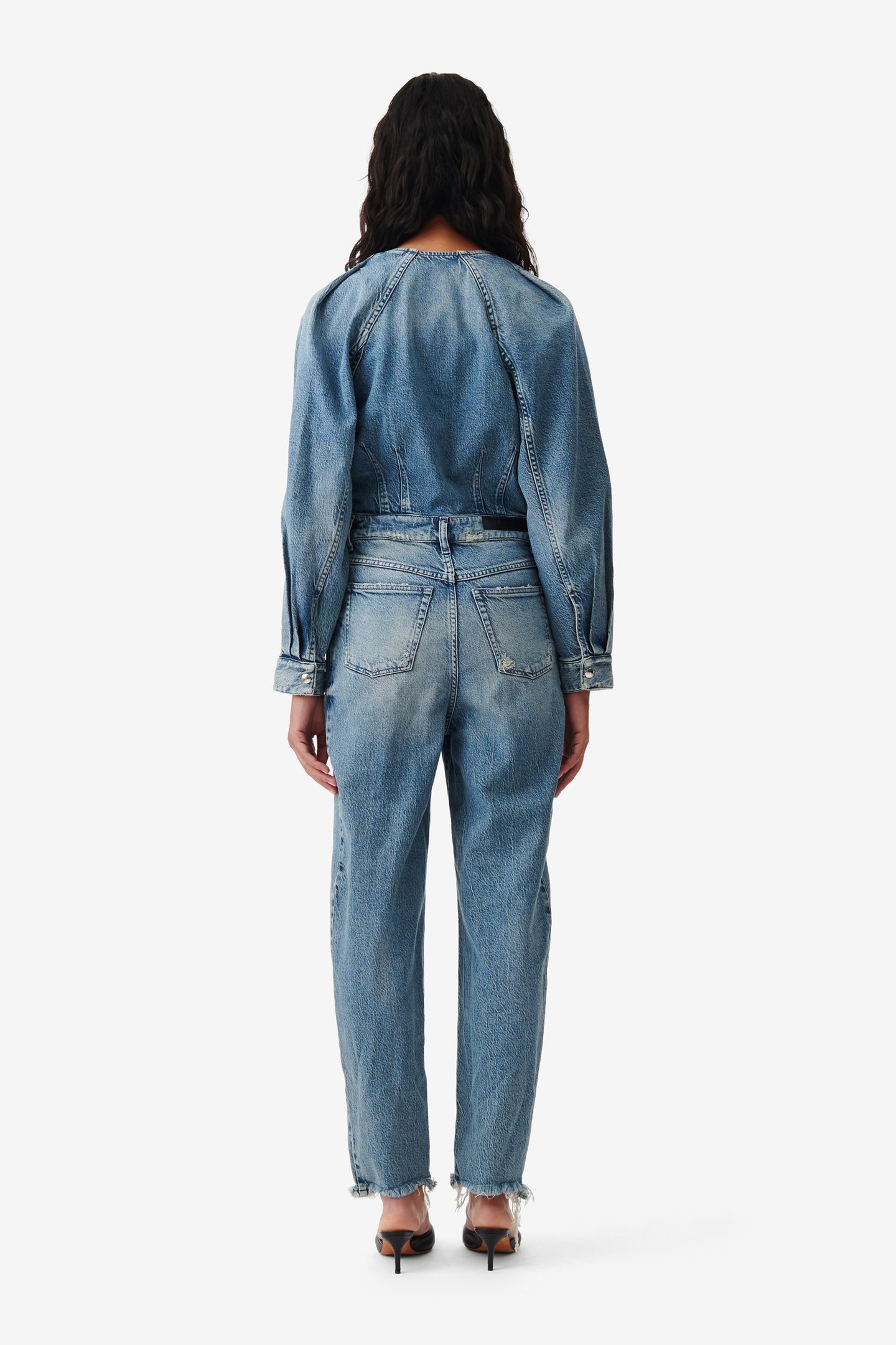 SETIA JUMPSUIT MID BLUE DESTROY 3