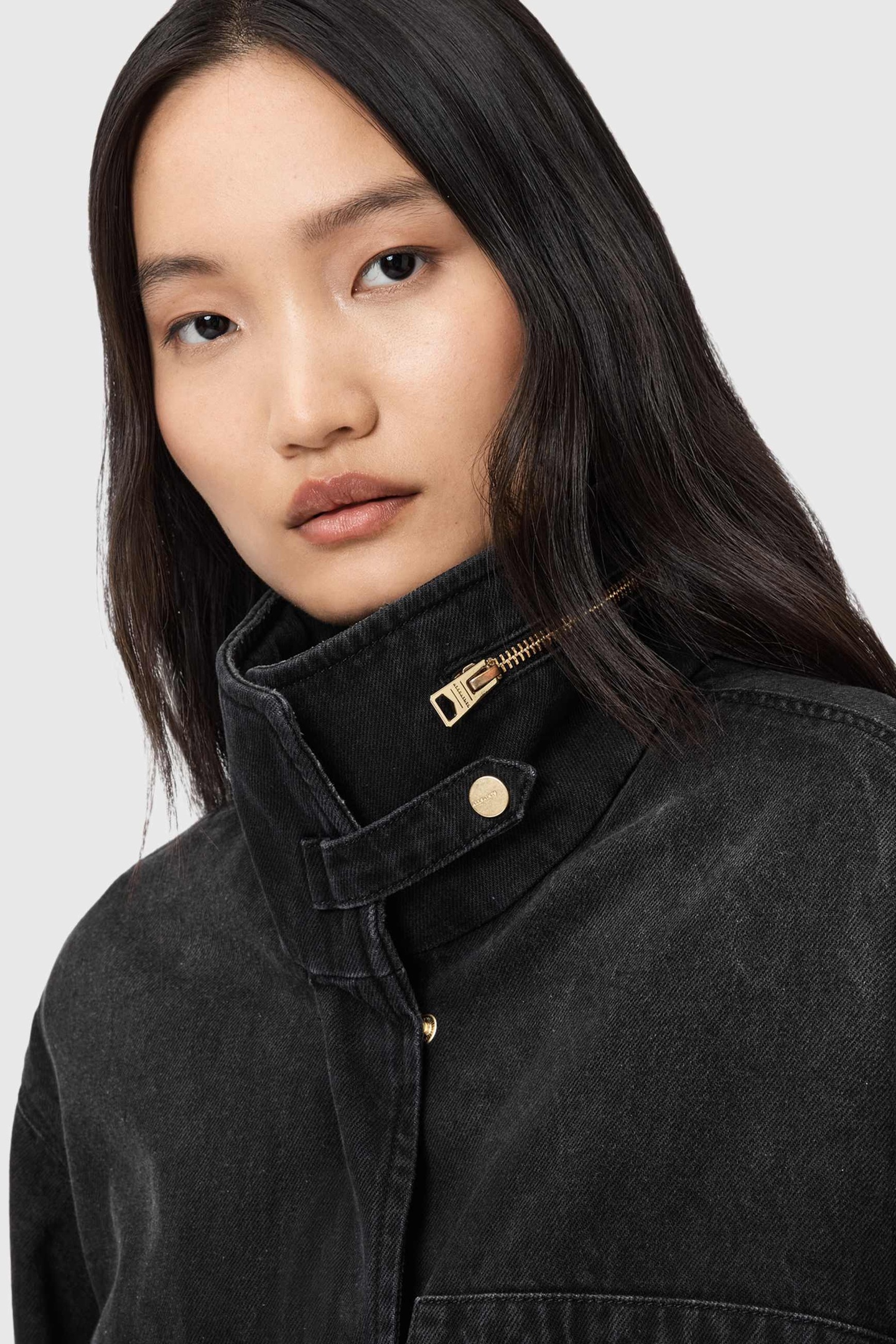 CLAY ZIP JACKET WASHED BLACK 6