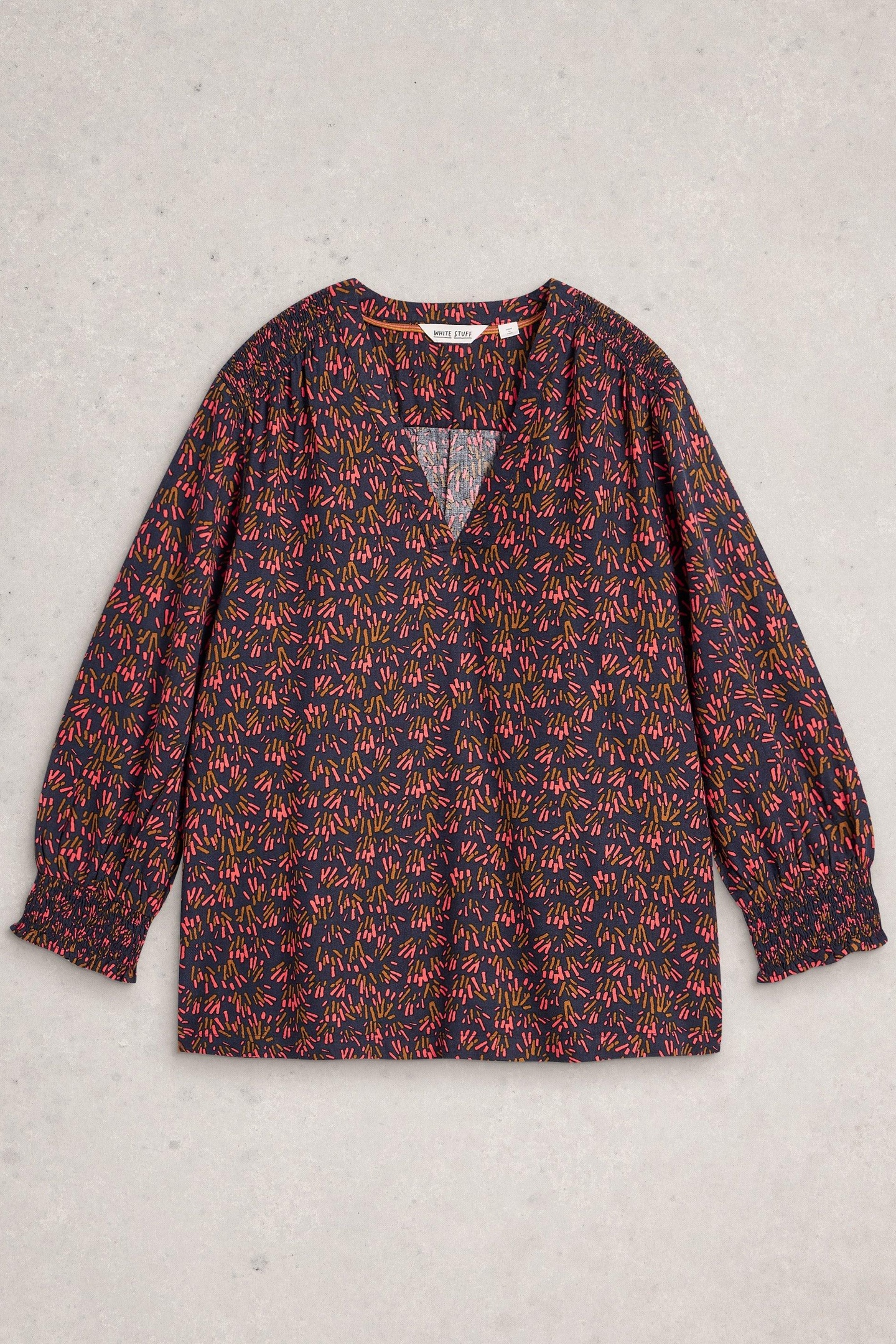 ELISA TOP NAVY MULTI 3