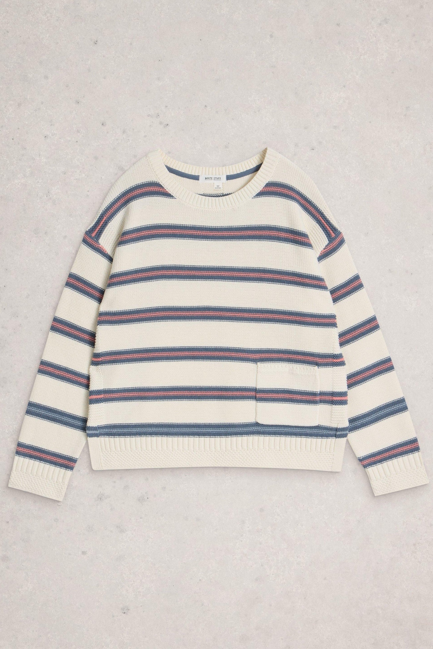 VICTORIA STRIPE JUMPER IVORY MULTI 3