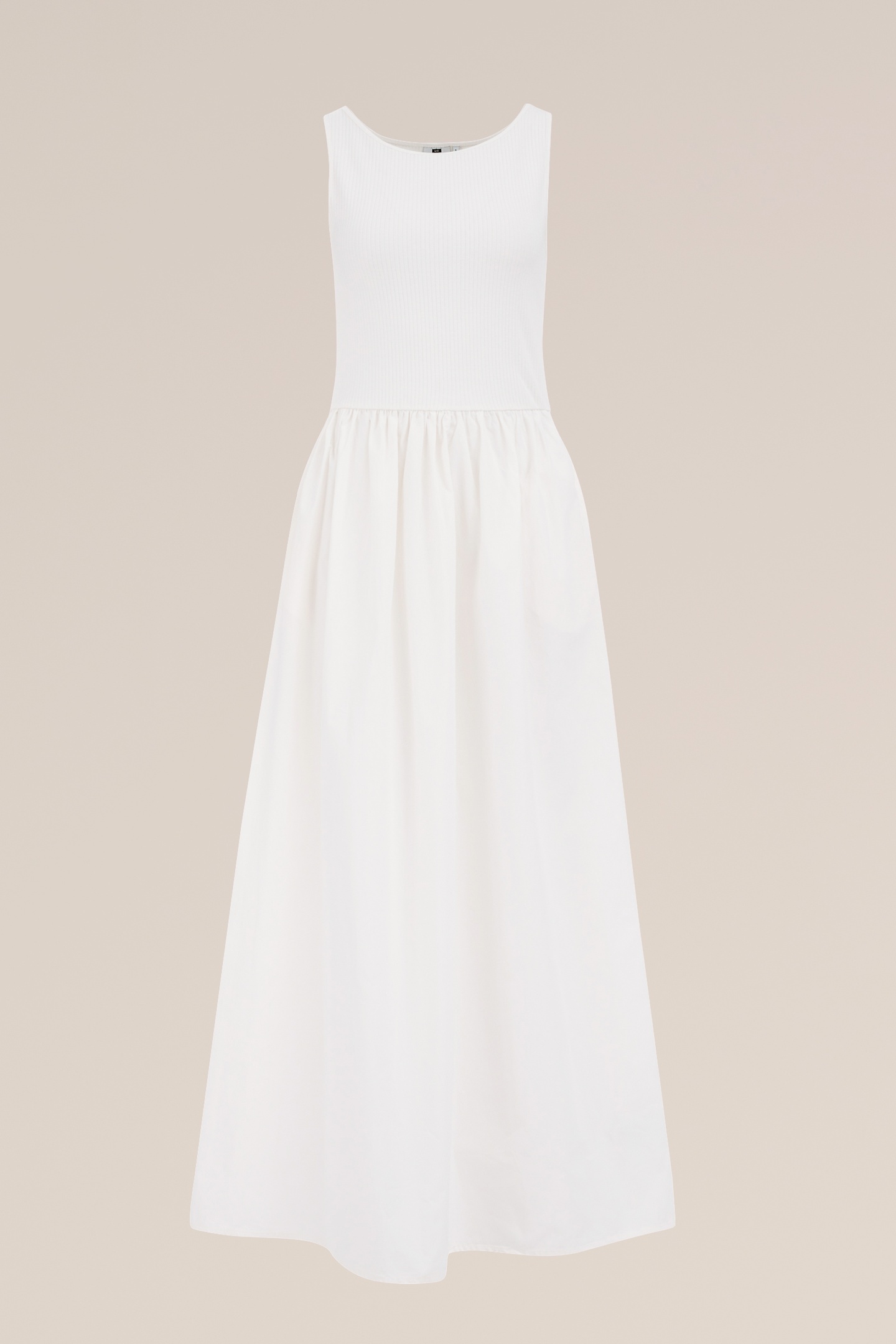 DRESS MID LENGTH WHITE 4