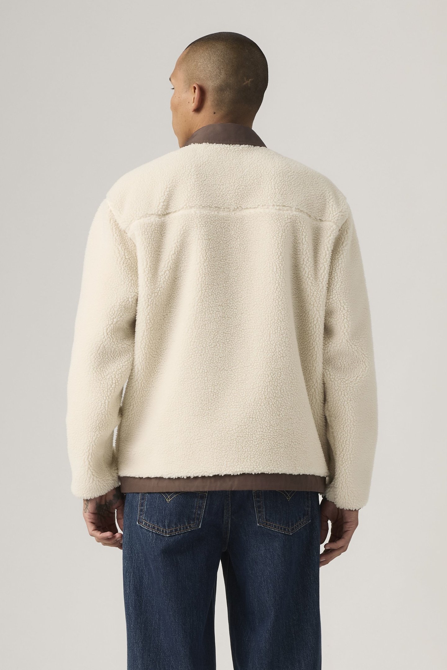 JOONIE SHERPA JACKET OATMEAL 3