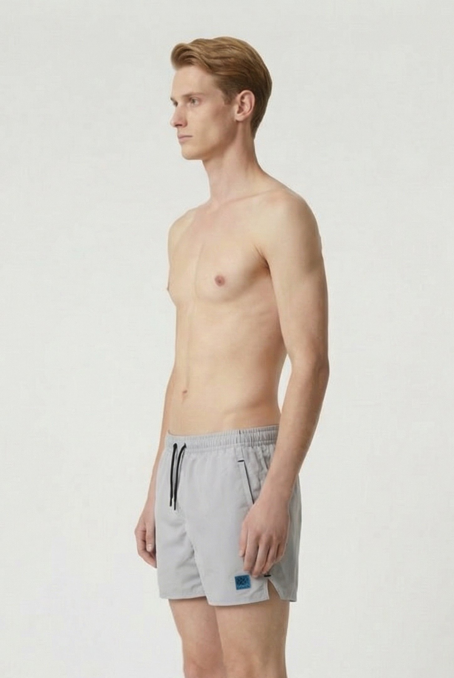 MEN'S ARENA TECH WOOL SHORT LIGHT GREY 3