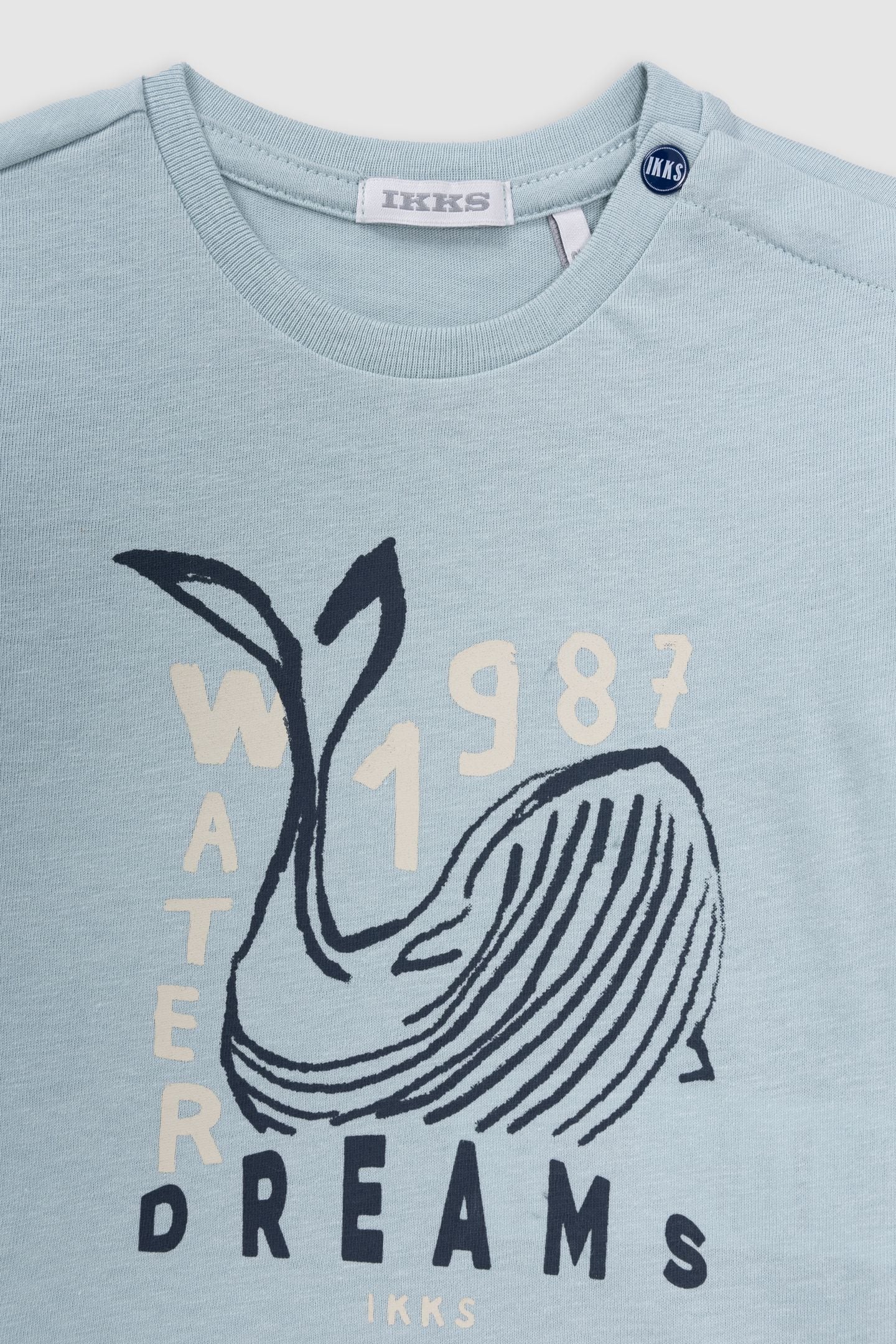 GREEN ORGANIC COTTON WHALE T-SHIRT 2