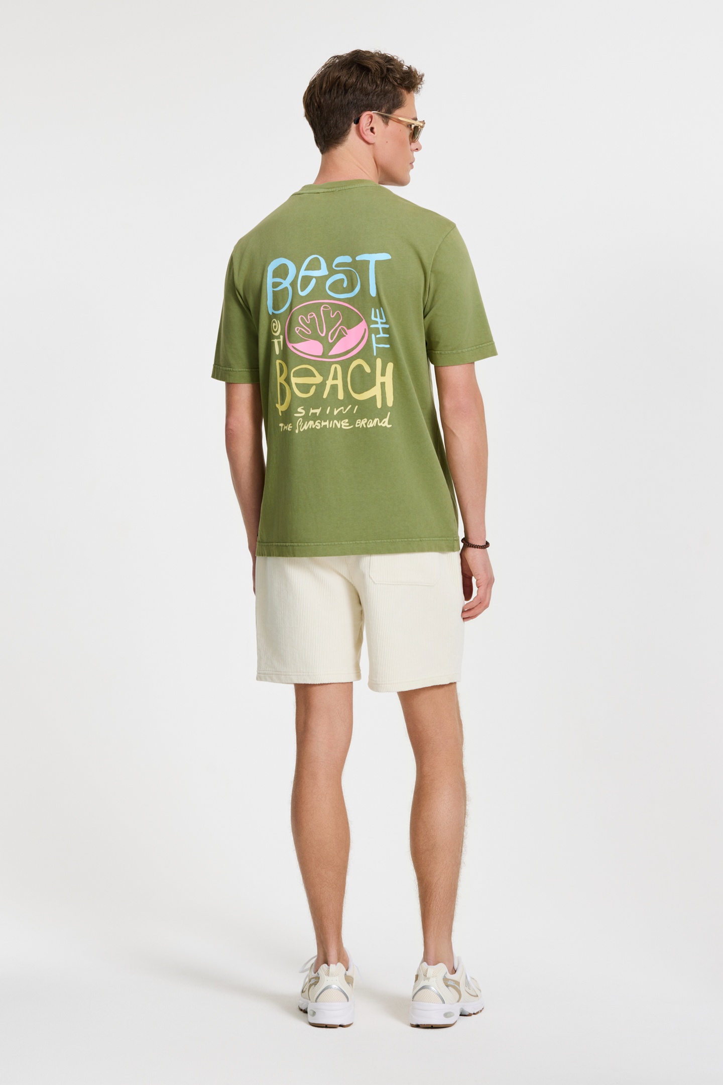 FINN RELAXED T-SHIRT BEST OF THE BEACH GREEN FERN 8