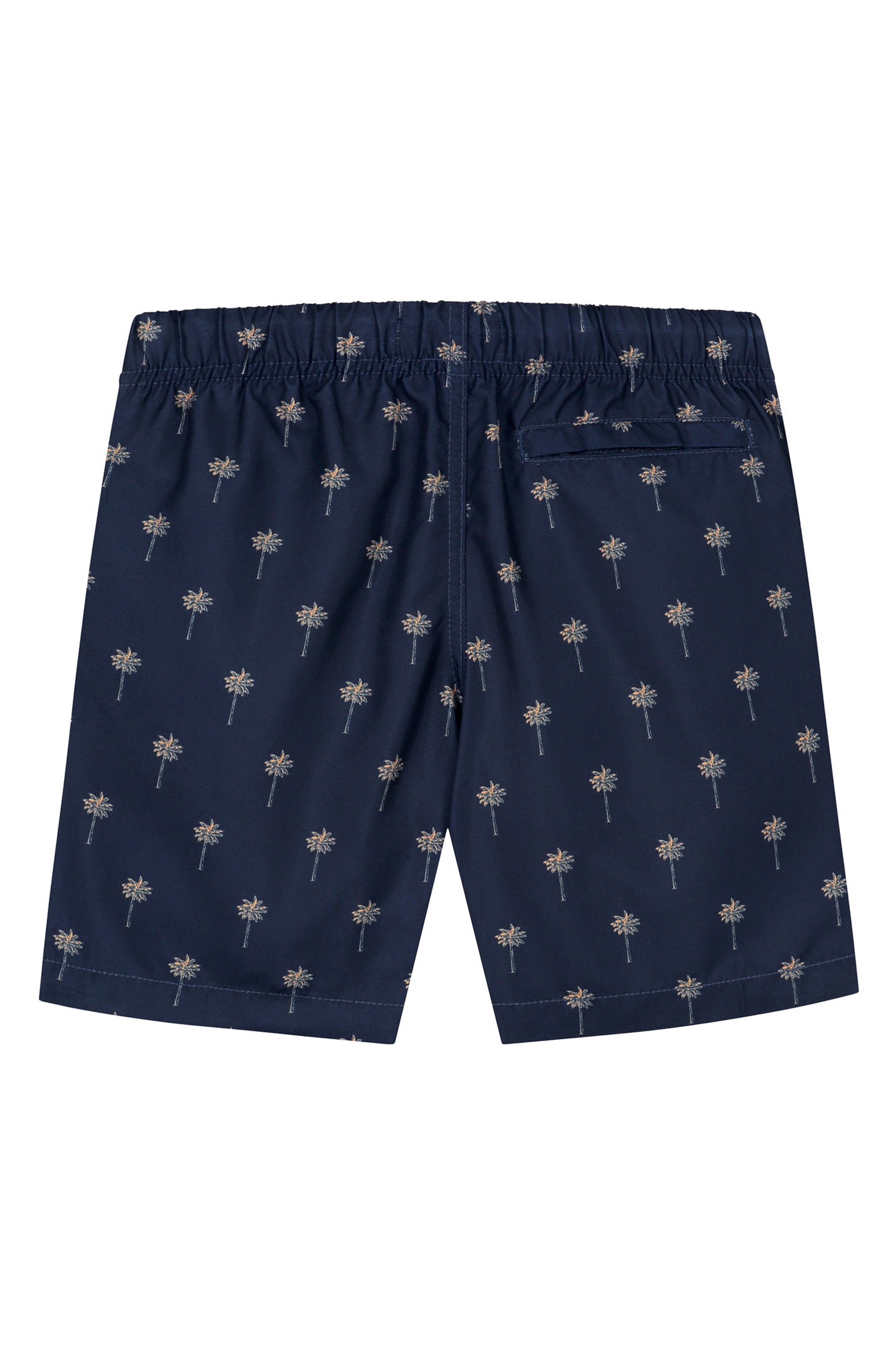 BOYS SWIM SHORTS SHIWI SCRATCH PALM DARK NAVY 2