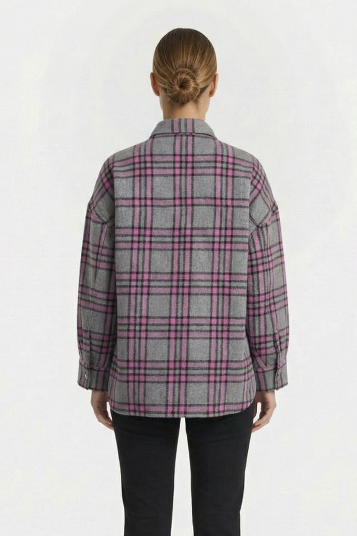 WATSON OVERSHIRT GREY/PINK 2