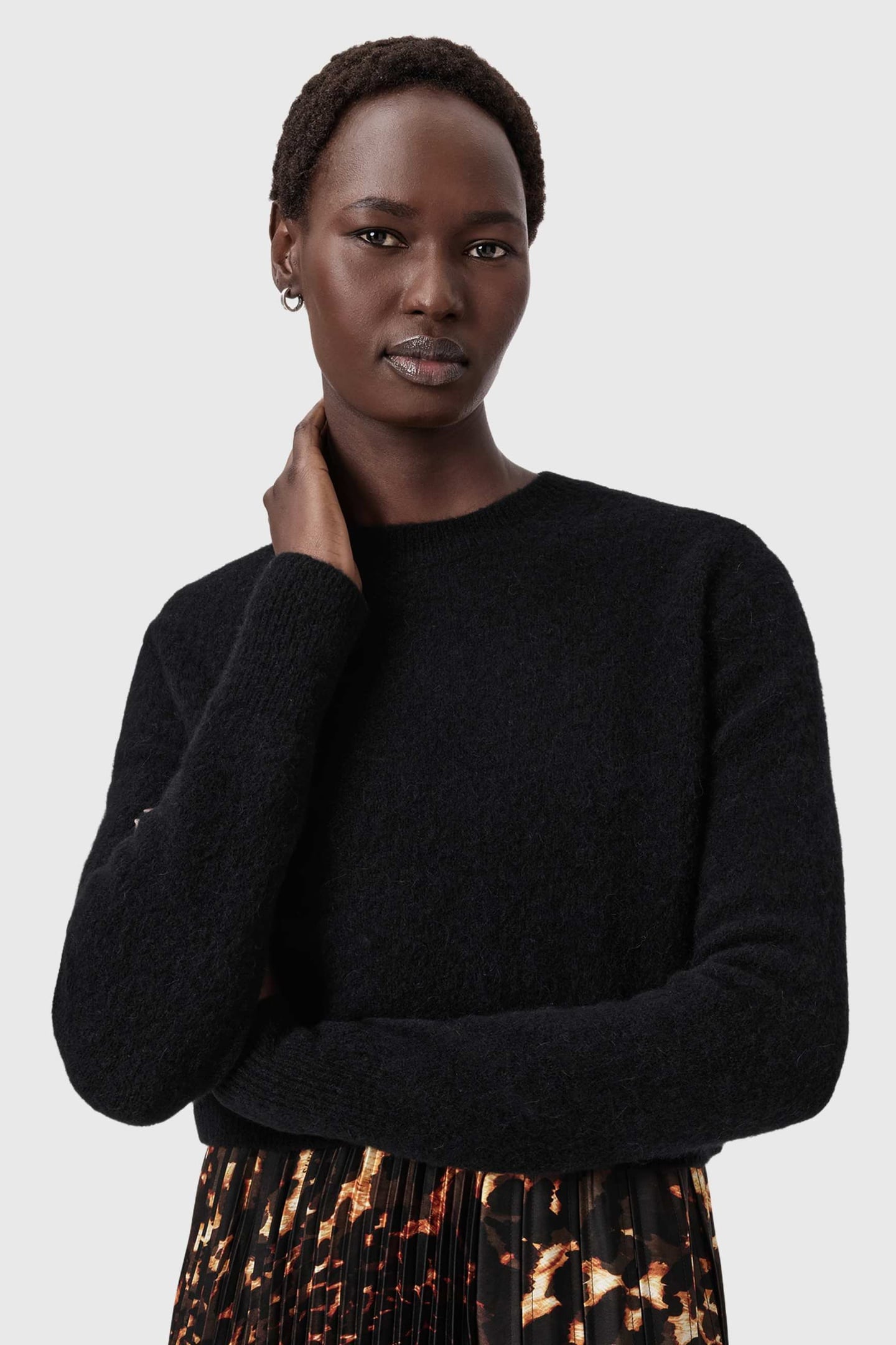 JAX PARDUS DRESS BLACK/BITTER BROWN 3