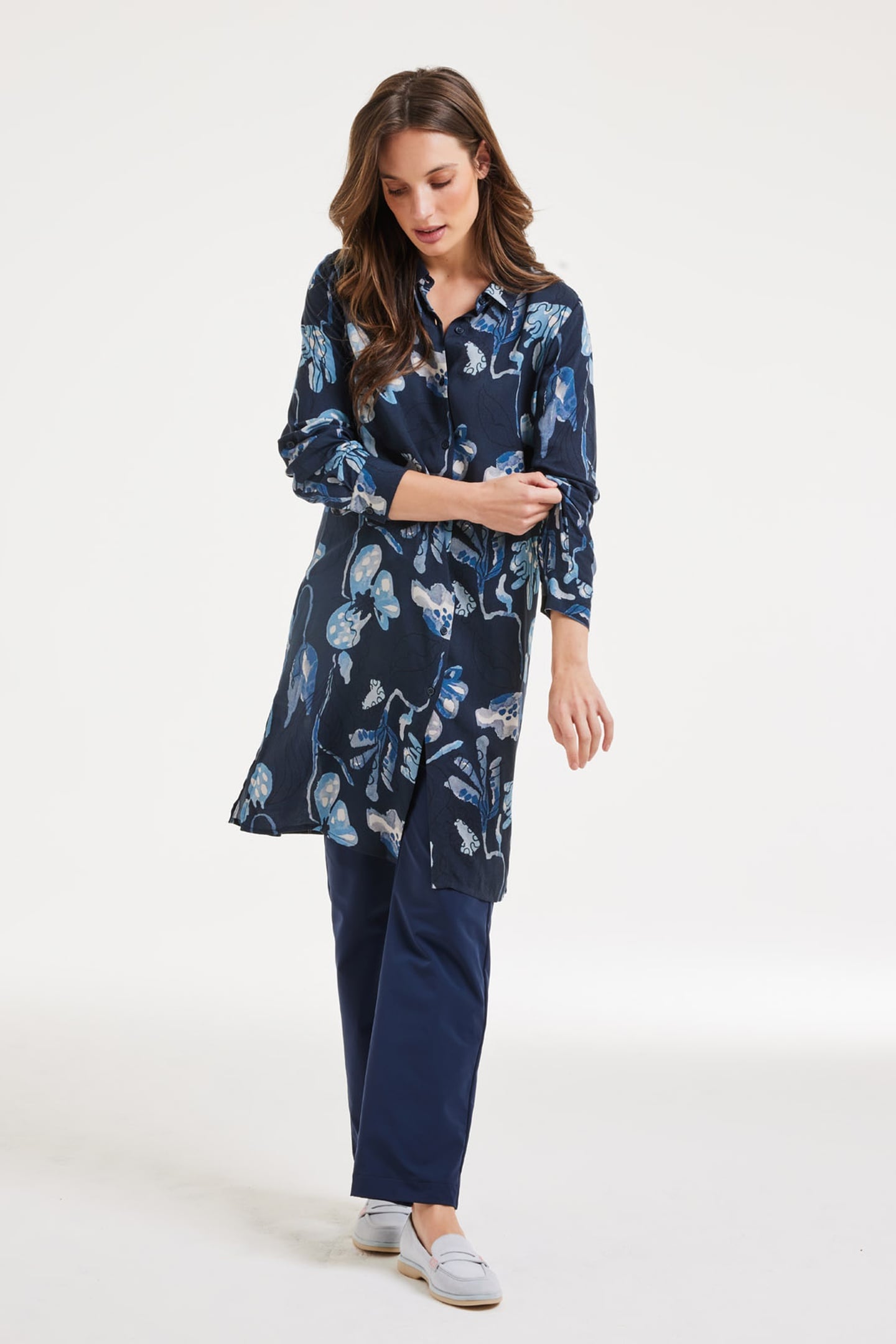 TUNIC CHILL OUT DARKBLUE AMBIANCE PRINT 3