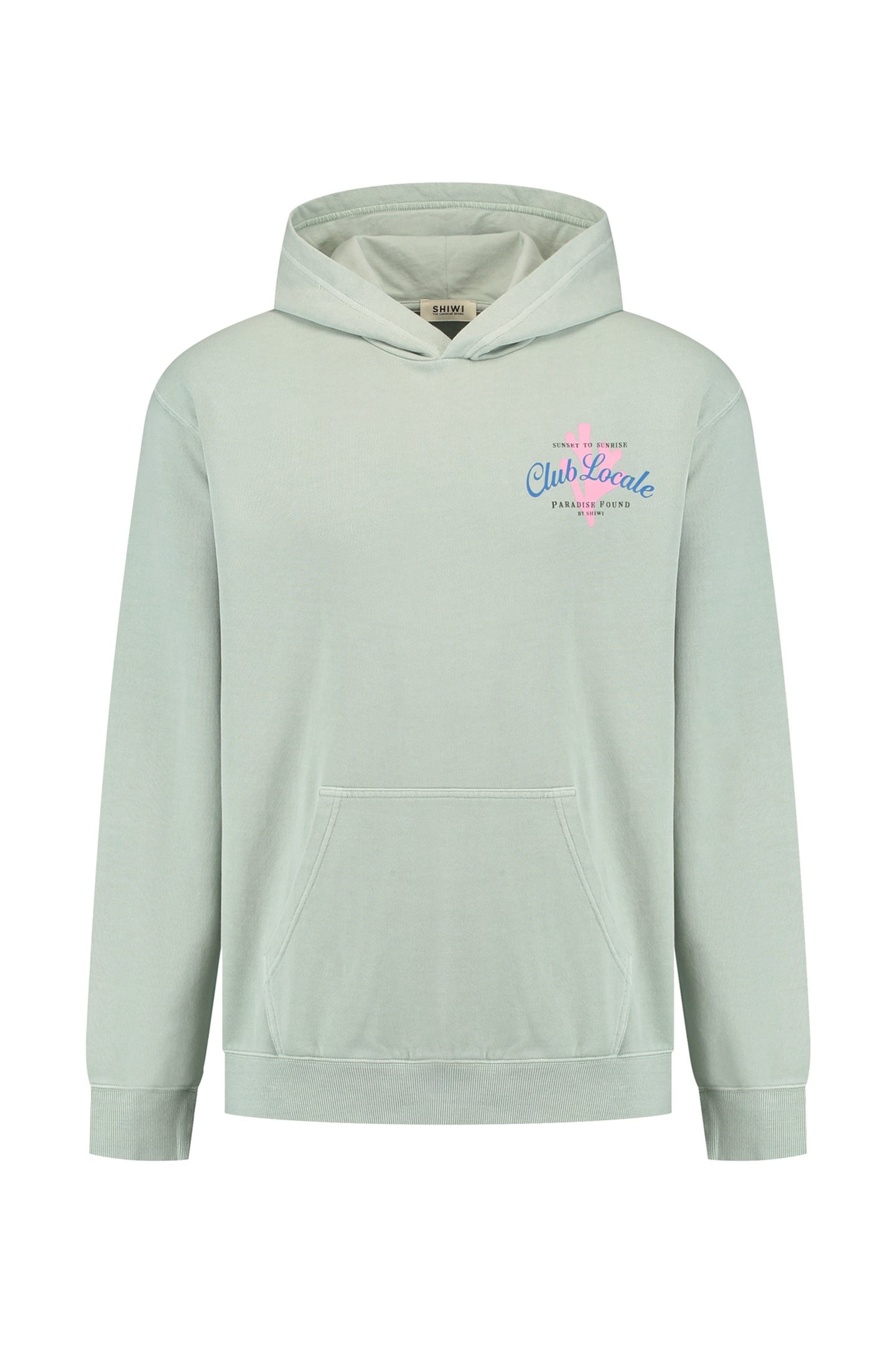 ZAC RELAXED FIT HOOD SWEAT PARADISE GREEN SEAFOAM 5