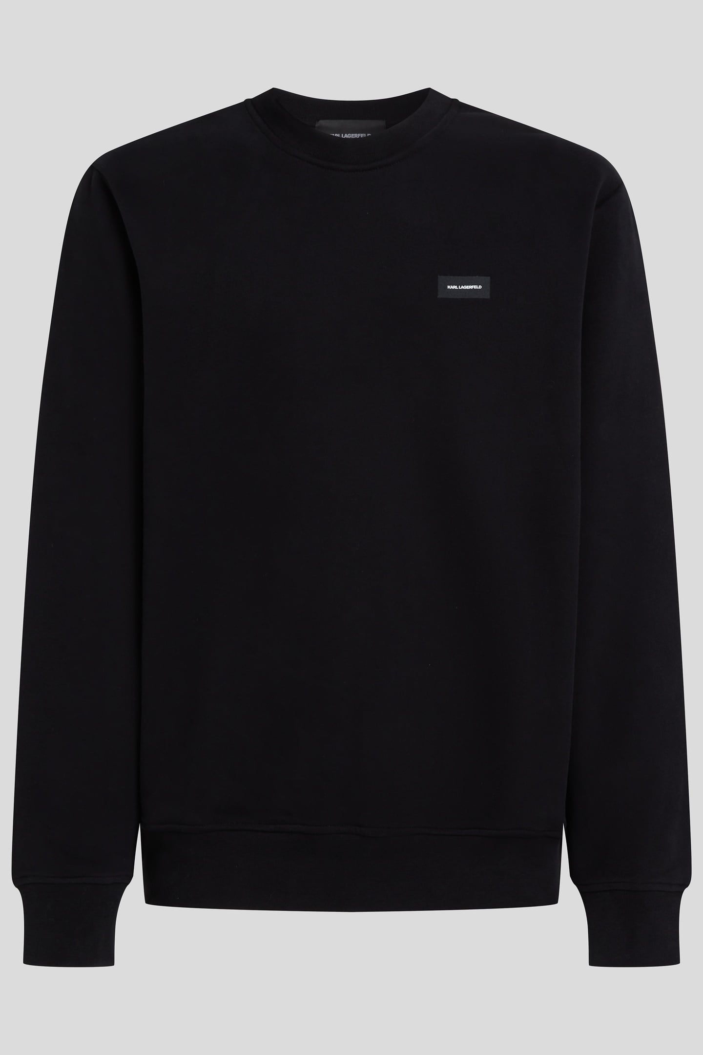 BLACK ESSENTIAL LOGO SWEATSHIRT 5