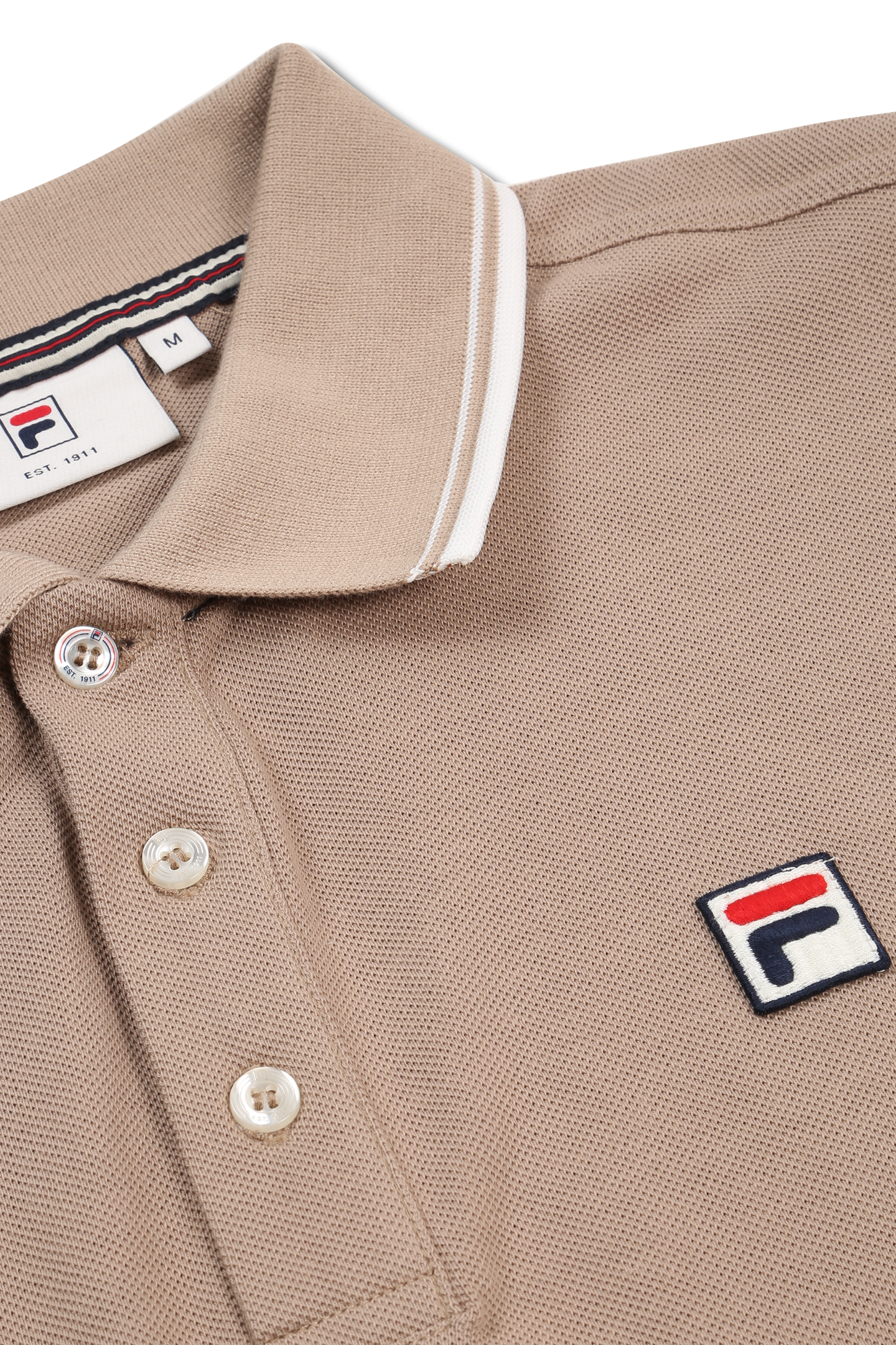 BIELLA REGULAR TIPPED POLO SHIRT TAUPE GRAY 7