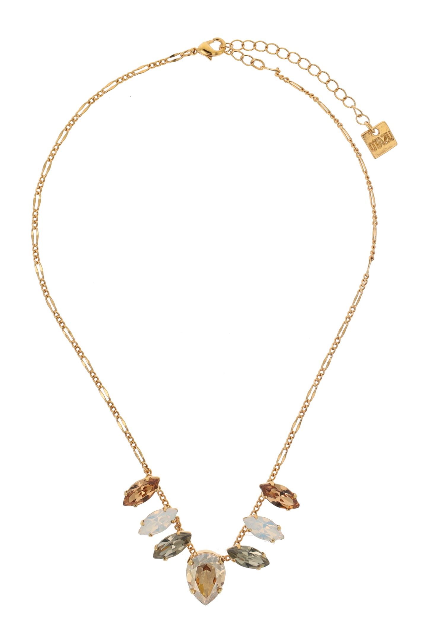 ASPEN GODDESS NECKLACE GOLD, WHITE, GREY 1