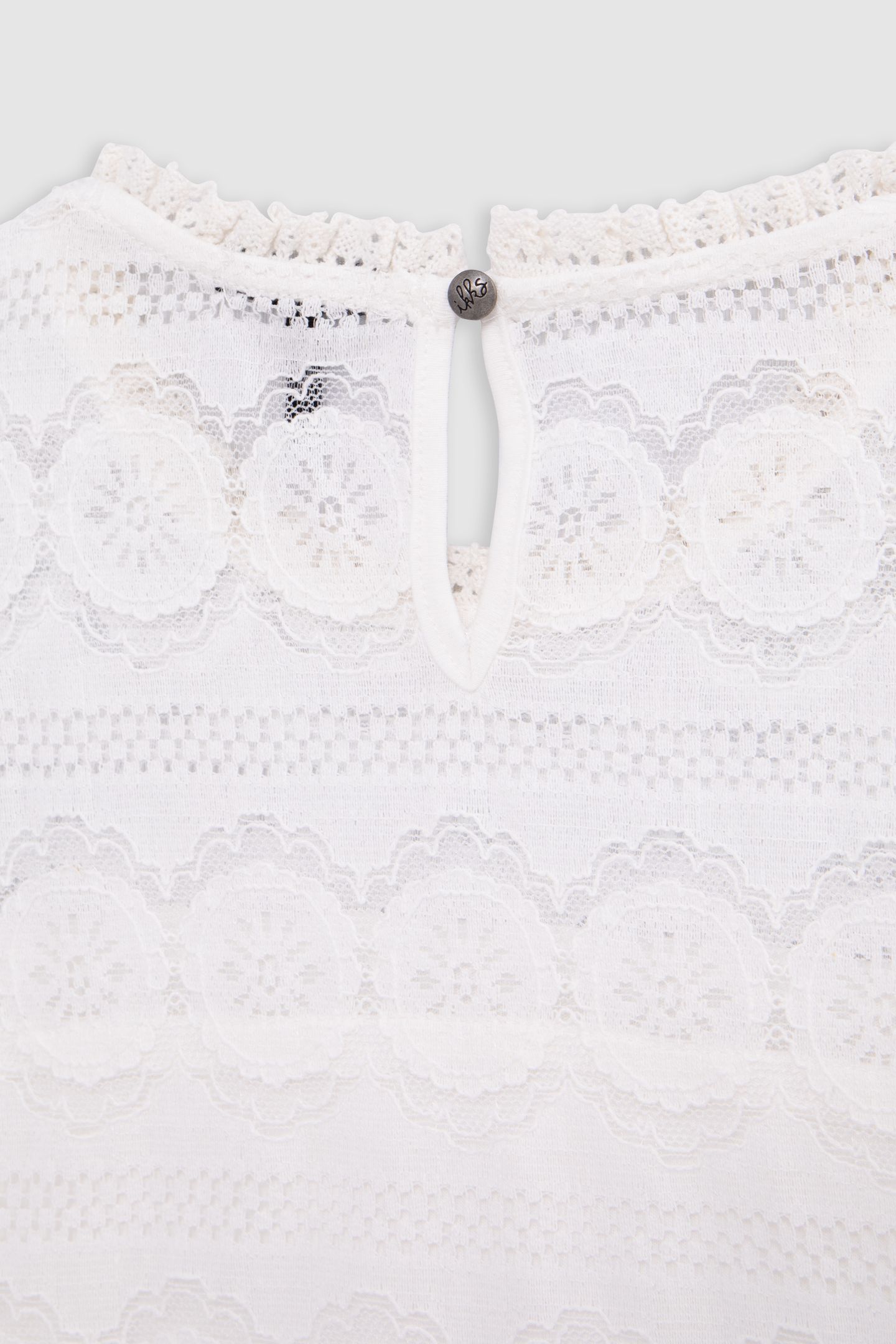 GIRL'S ECRU LACE BLOUSE 5