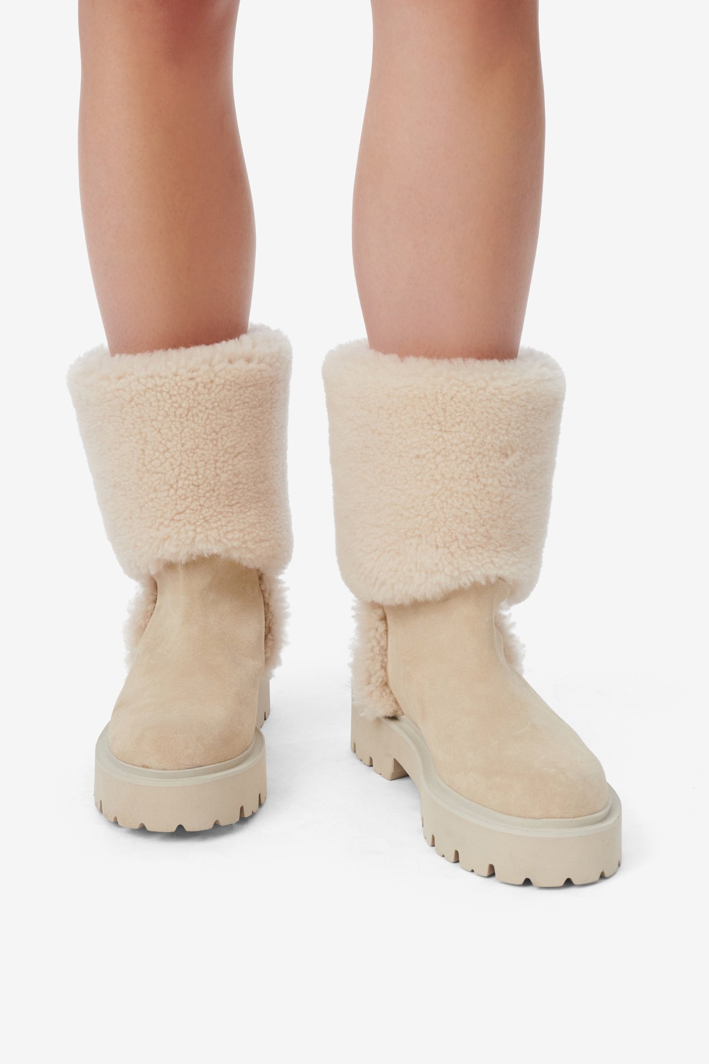 MOON LOW BOOTS CREAM 1